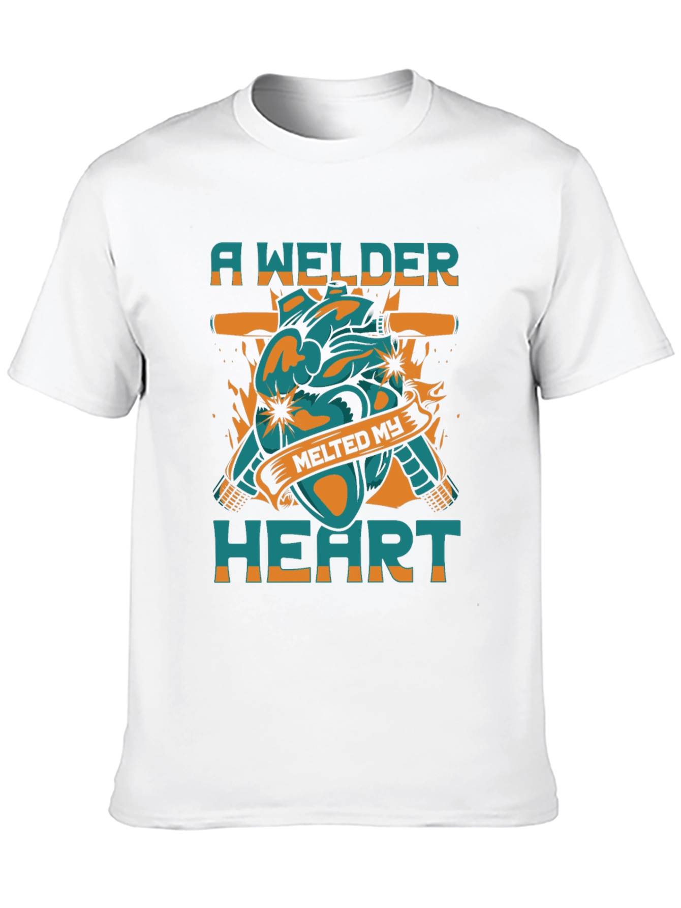 Welder Heart T-Shirt - Melts My Heart!