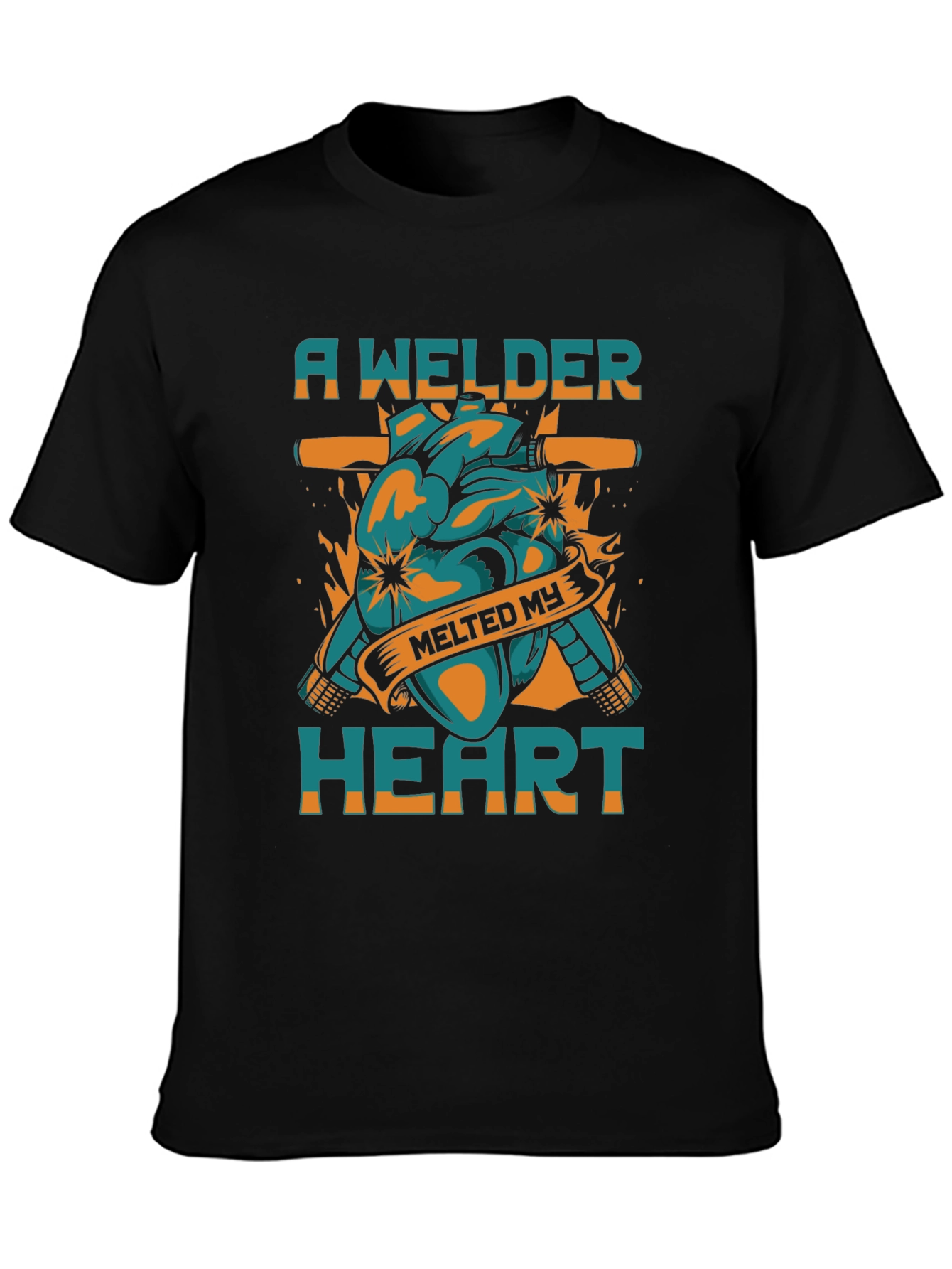 Welder Heart T-Shirt - Melts My Heart!