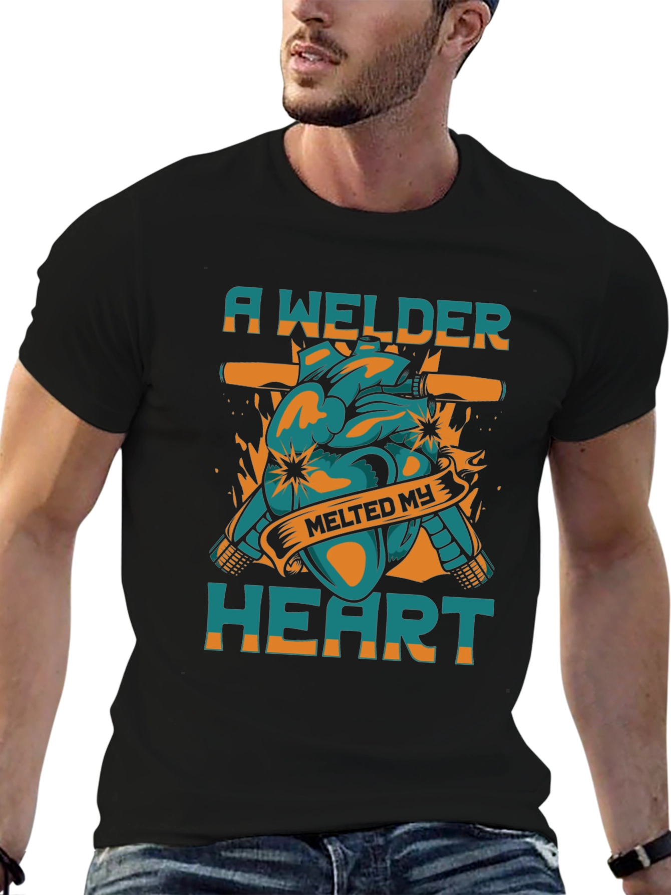 Welder Heart T-Shirt - Melts My Heart!