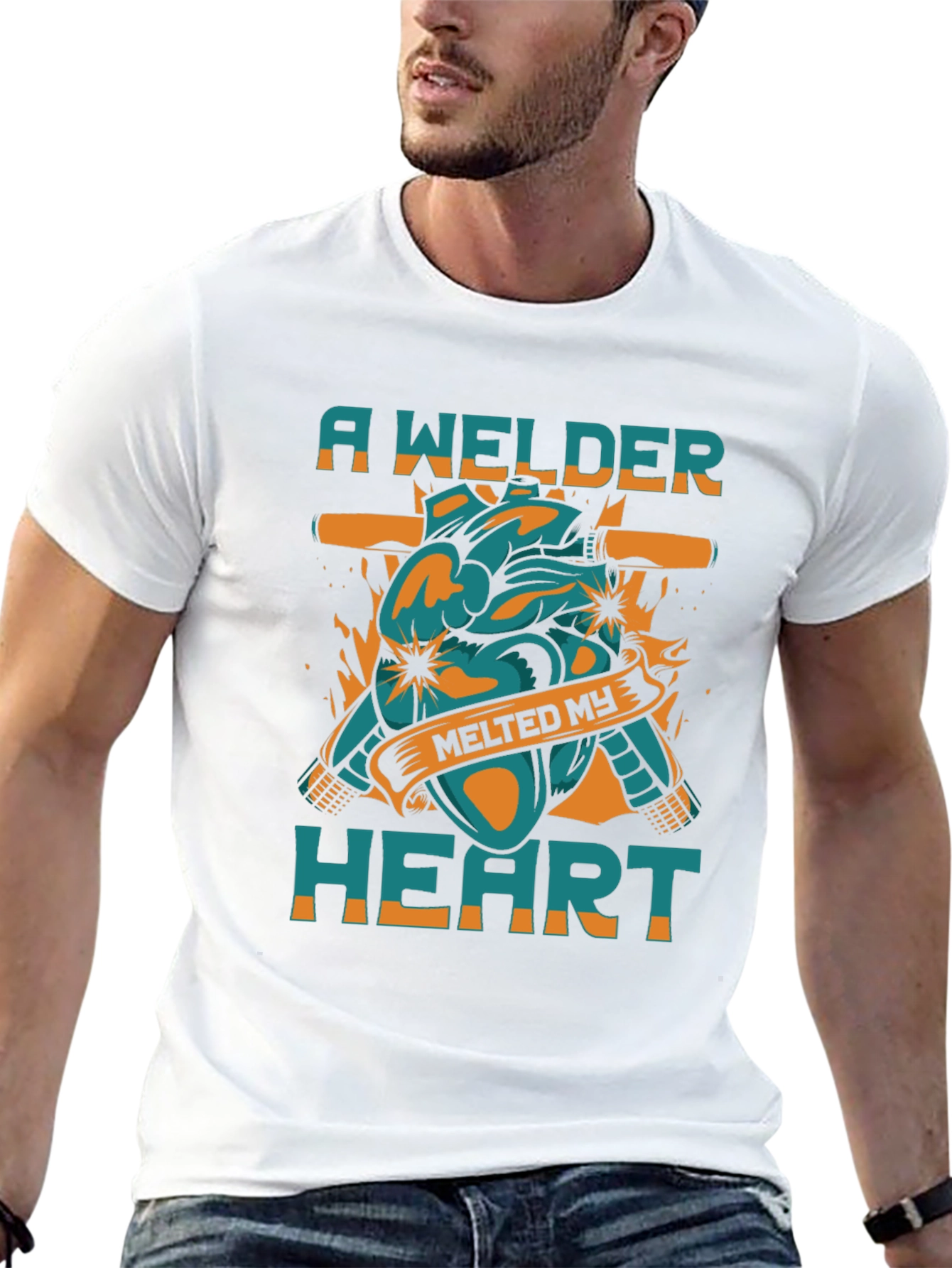 Welder Heart T-Shirt - Melts My Heart!