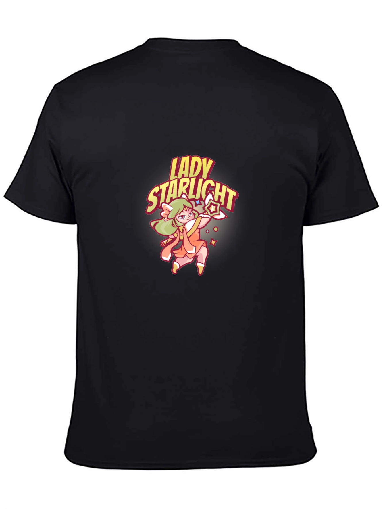 Lady Starlight Graphic Tee - Black Unisex T-Shirt