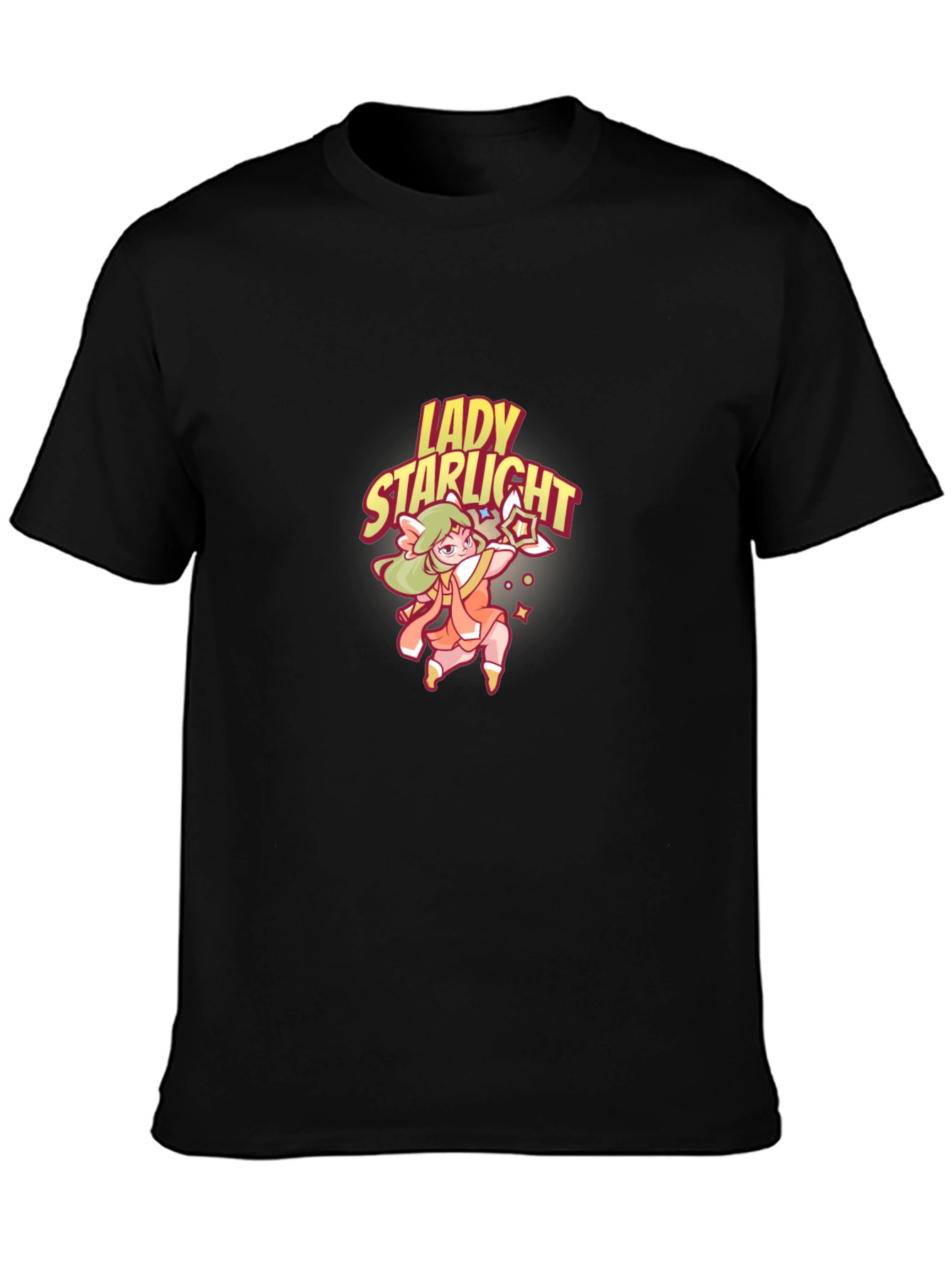 Lady Starlight Graphic Tee - Black Unisex T-Shirt