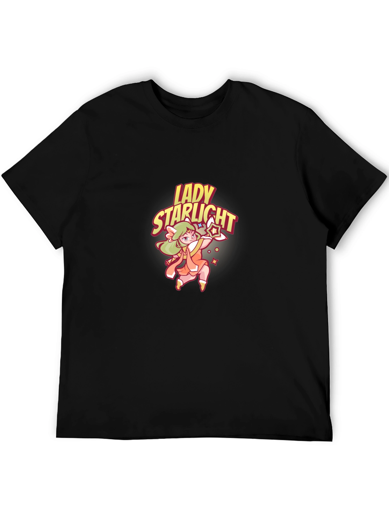 Lady Starlight Graphic Tee - Black Unisex T-Shirt