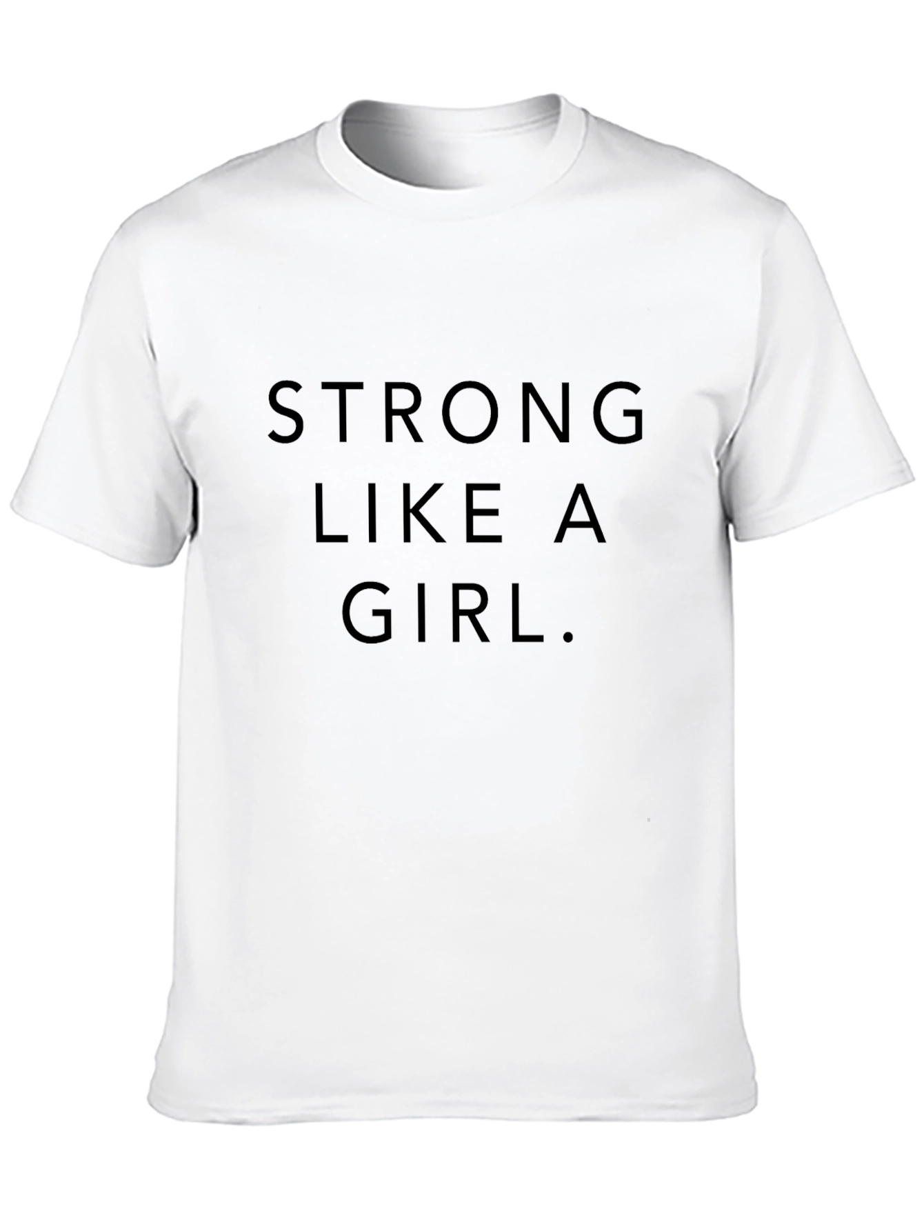 Strong Like A Girl Graphic Tee - Black T-Shirt