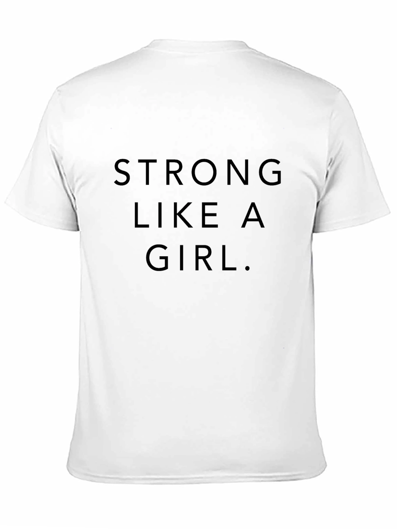Strong Like A Girl Graphic Tee - Black T-Shirt