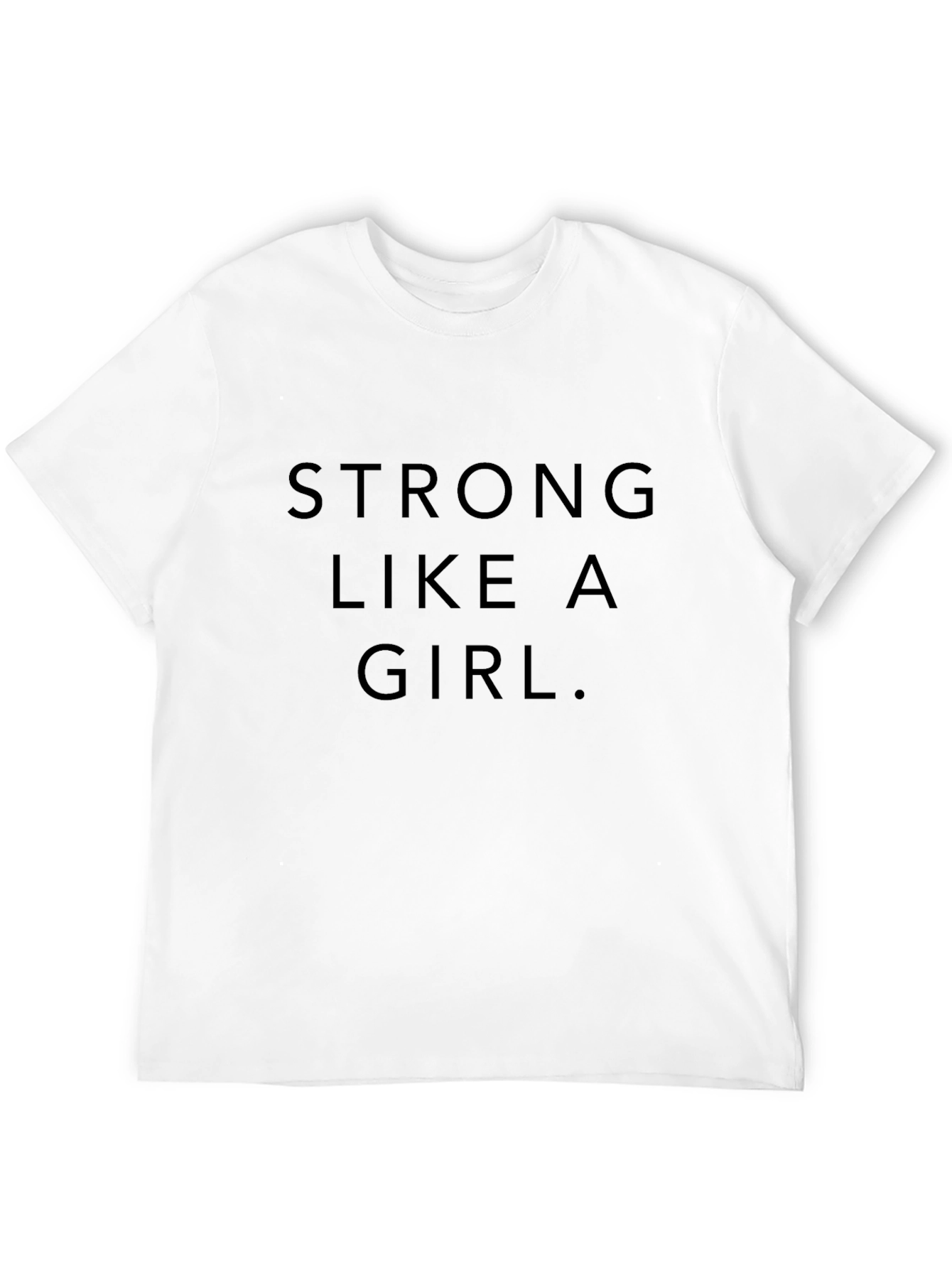 Strong Like A Girl Graphic Tee - Black T-Shirt
