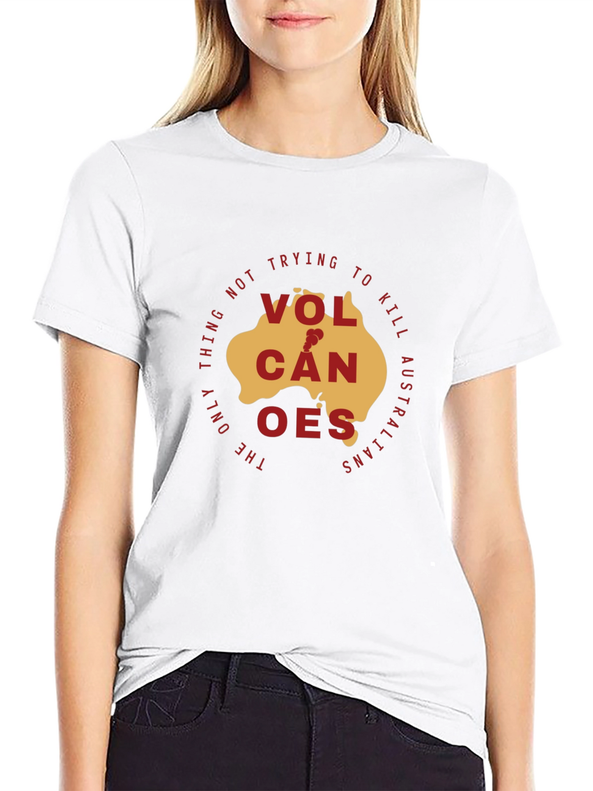 Volcanoes Australia Graphic T-Shirt