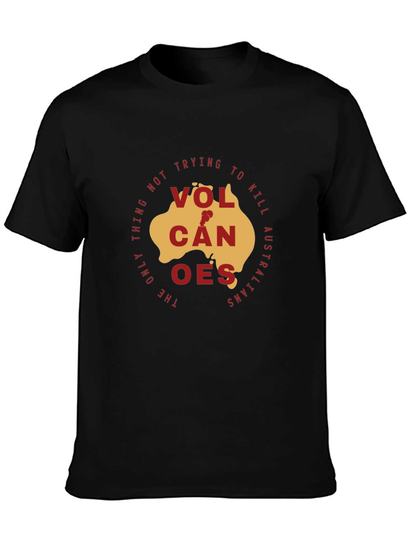 Volcanoes Australia Graphic T-Shirt