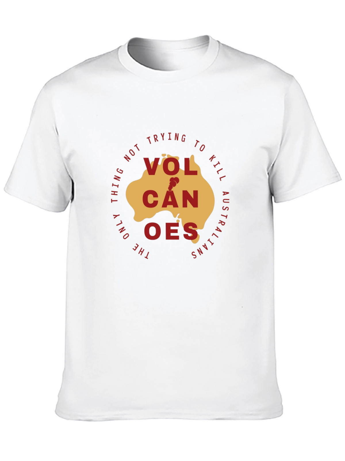 Volcanoes Australia Graphic T-Shirt
