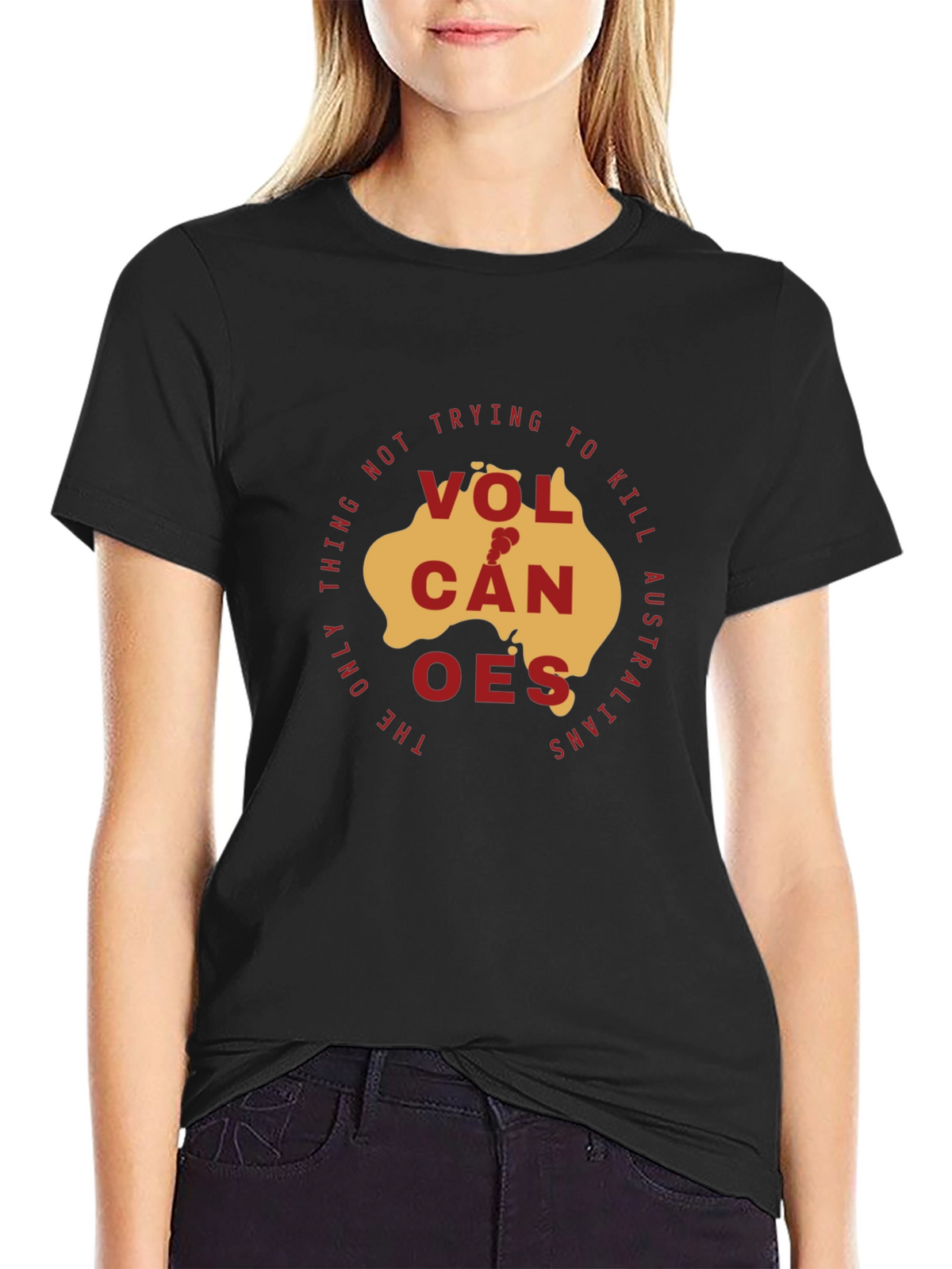 Volcanoes Australia Graphic T-Shirt