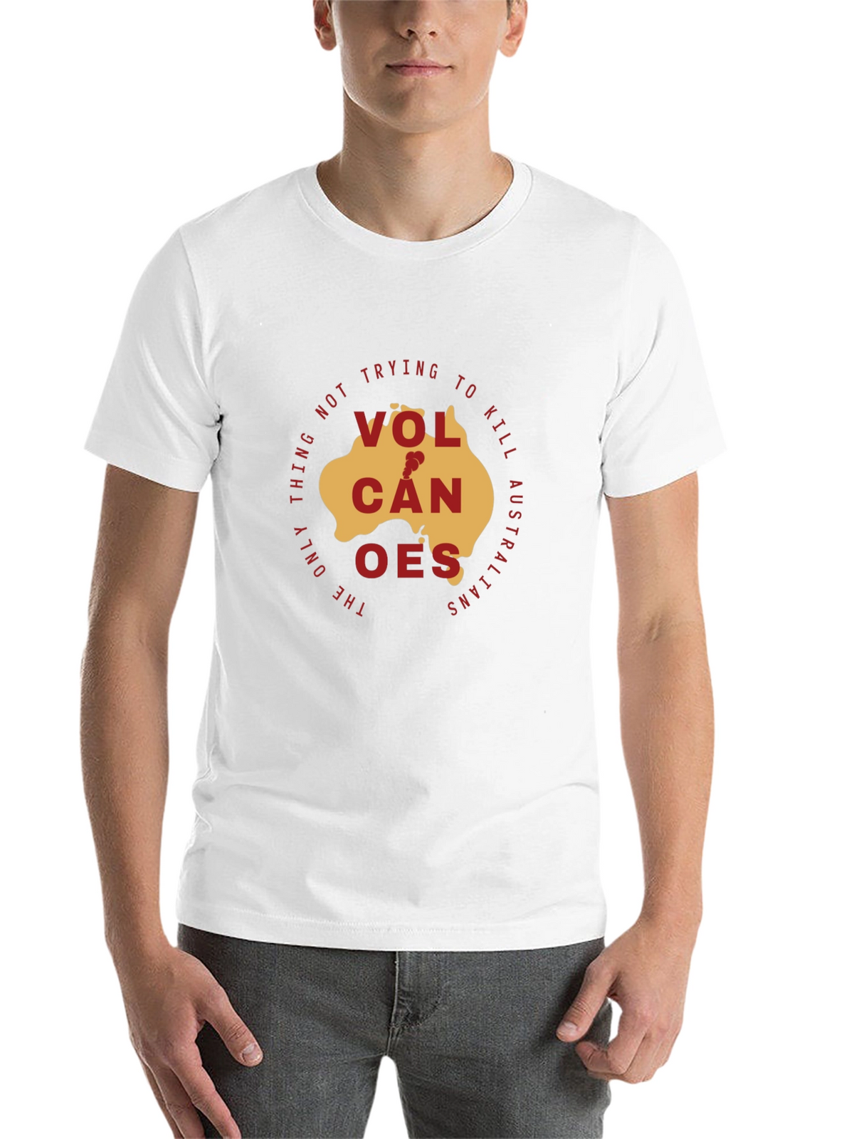 Volcanoes Australia Graphic T-Shirt