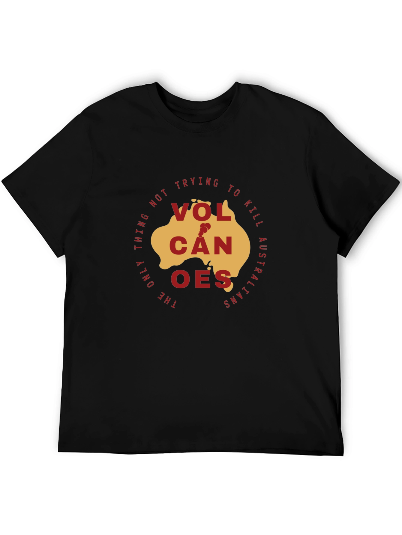 Volcanoes Australia Graphic T-Shirt