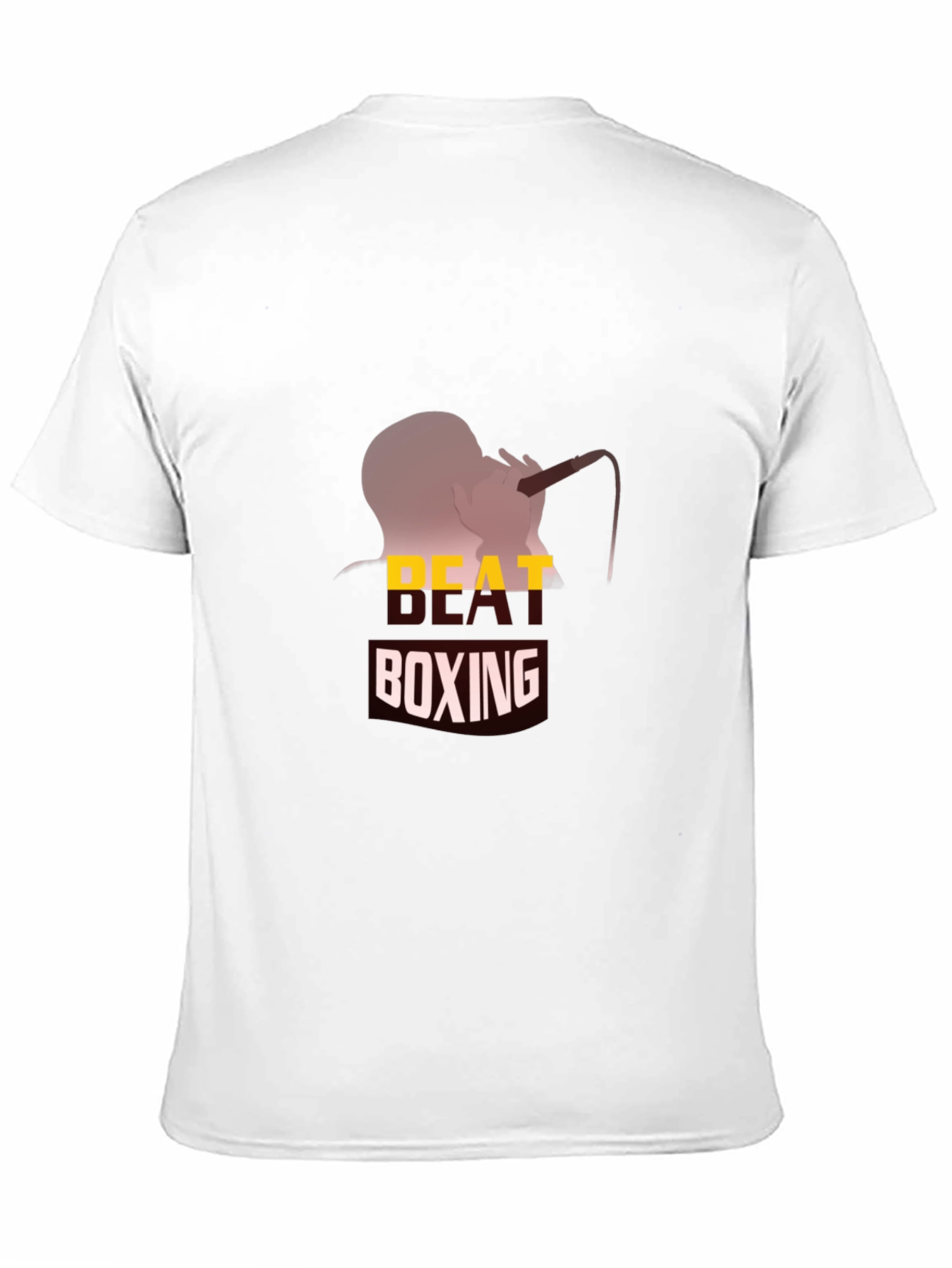 Beat Boxing Graphic Tee - Black Cotton T-Shirt