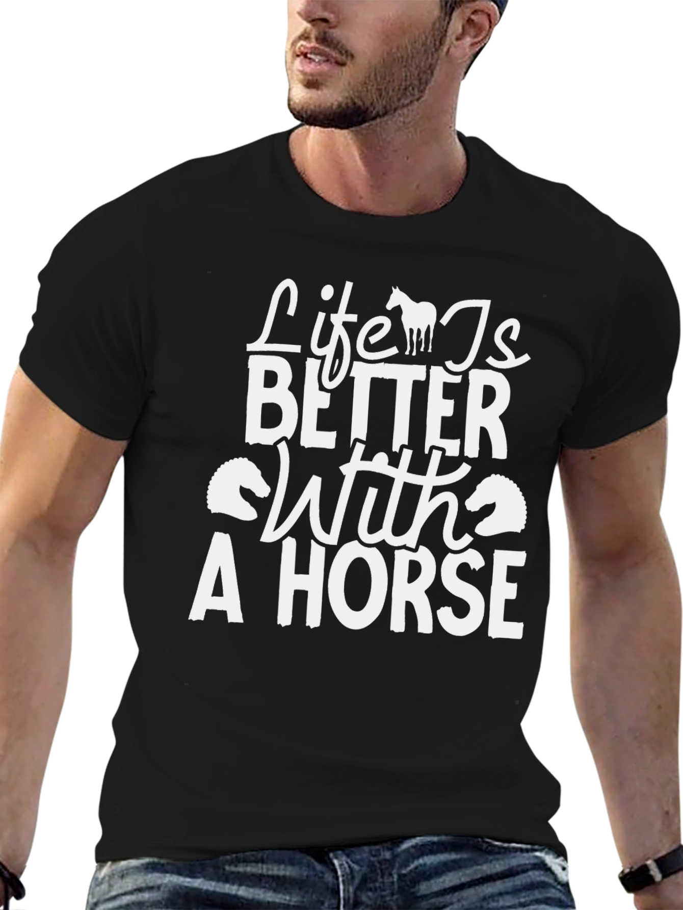 Life is Better with a Horse T-Shirt