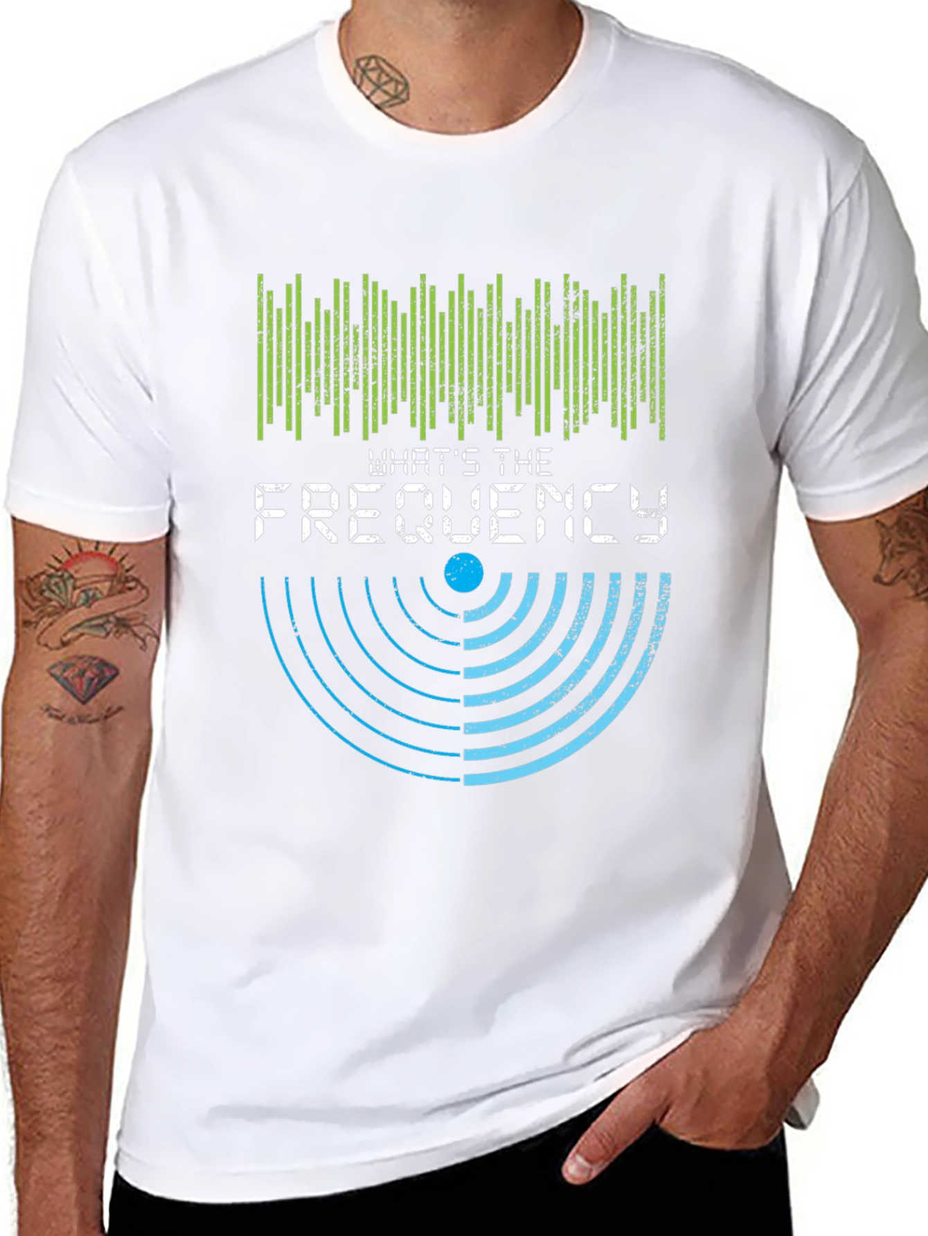 Whats The Frequency T-Shirt - Retro Design