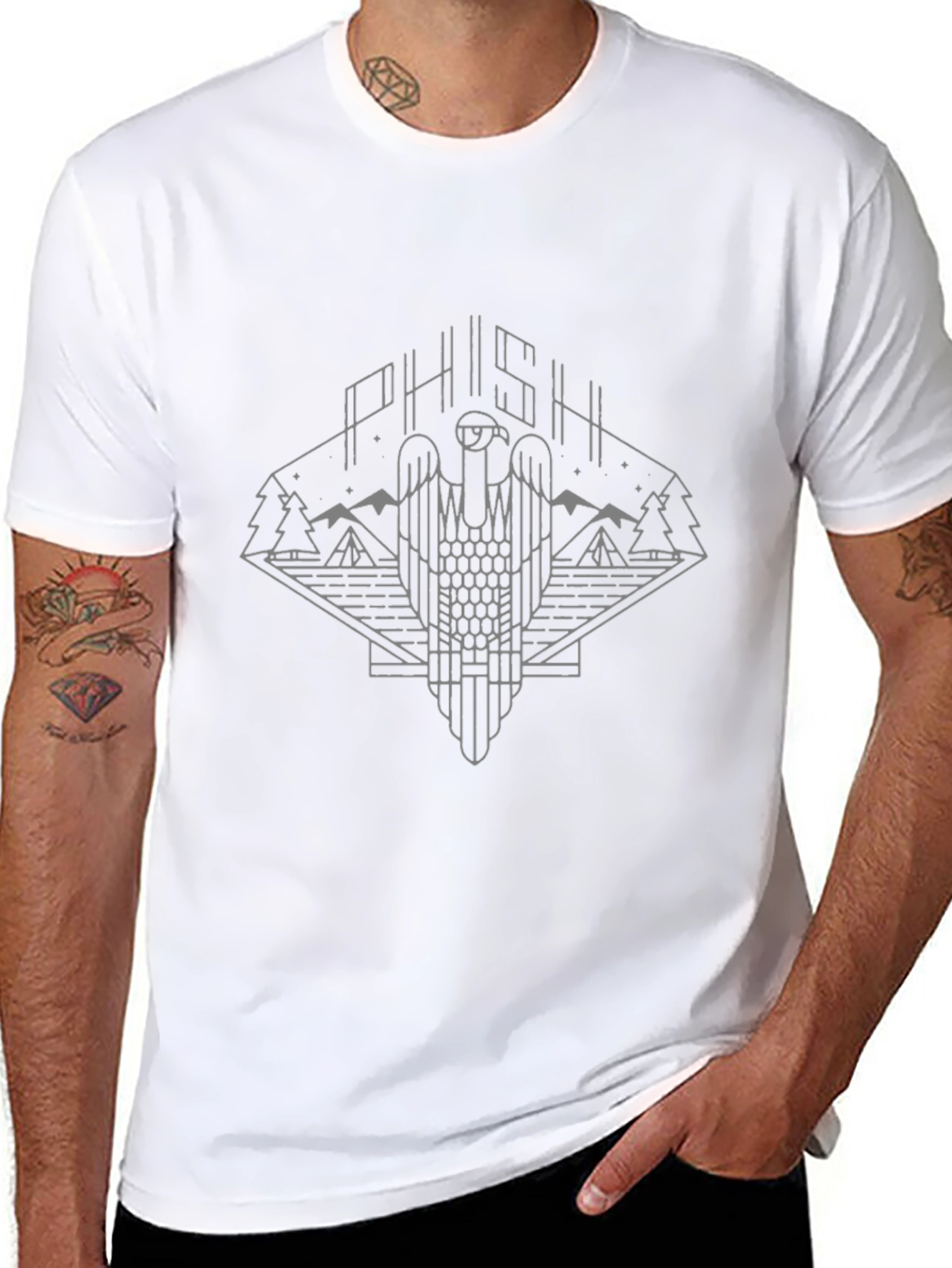 Phish Eagle Graphic Tee - Soft Cotton Blend