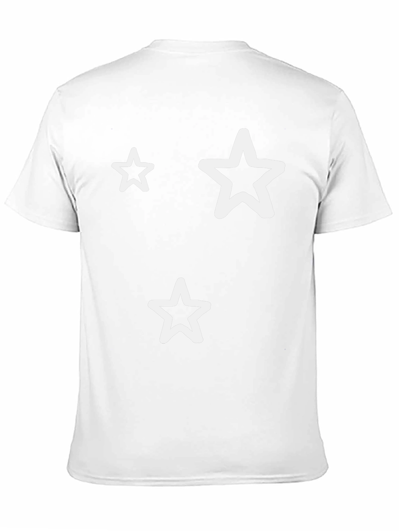 Star Outline Black T-Shirt - Stylish Graphic Tee