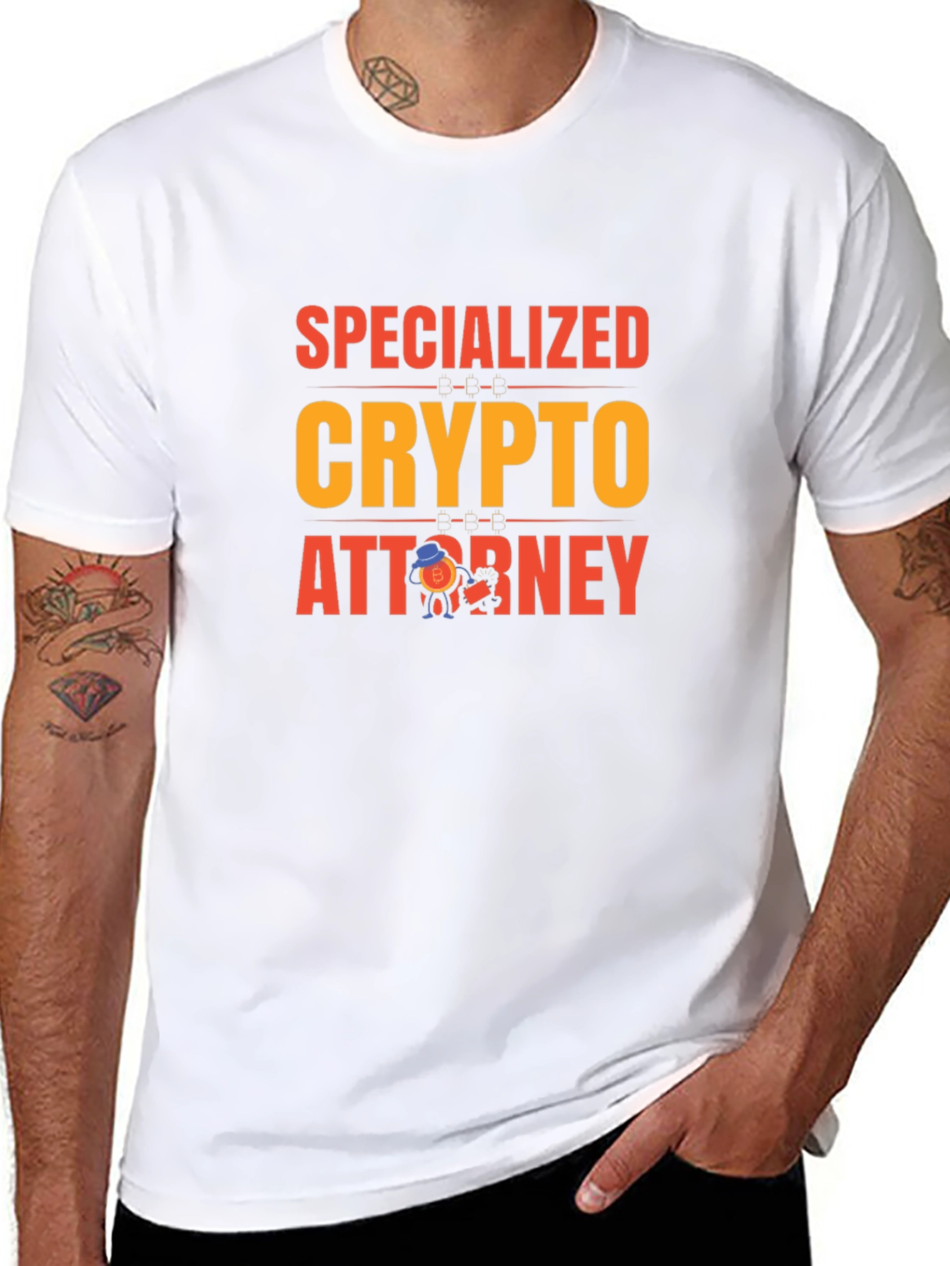 Specialized Crypto Attorney Black T-Shirt