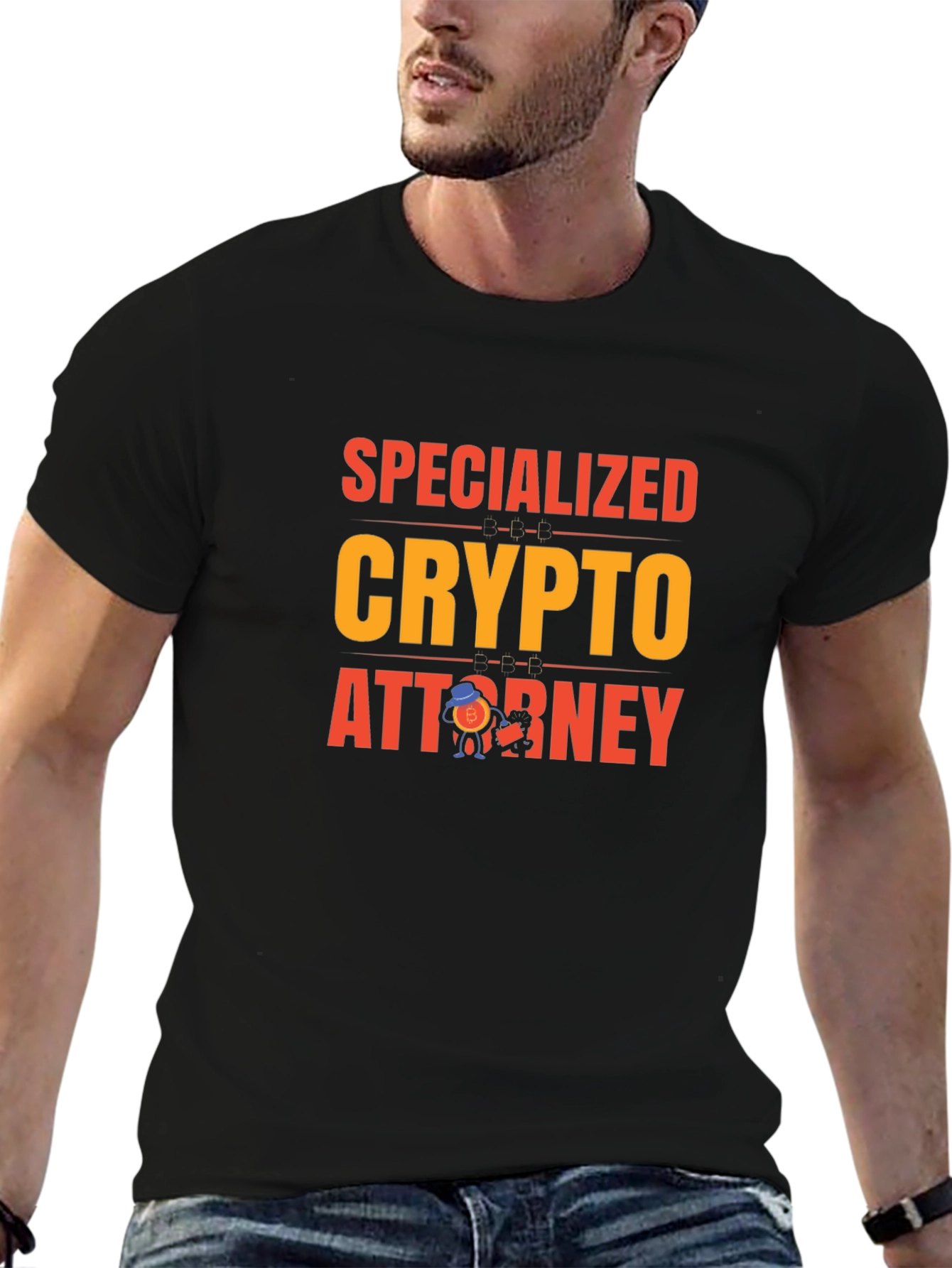 Specialized Crypto Attorney Black T-Shirt