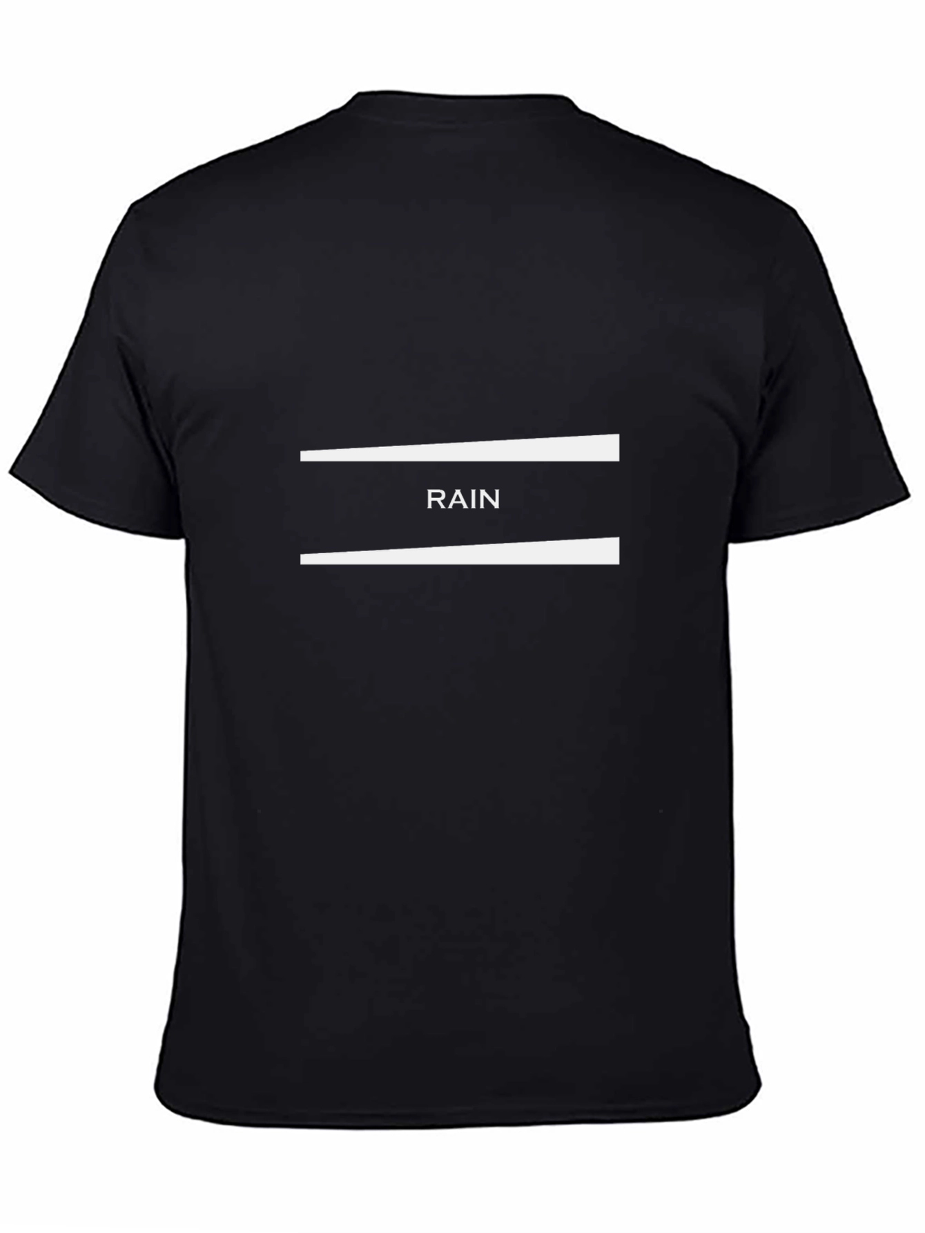 Black RAIN Graphic Tee - Casual Style
