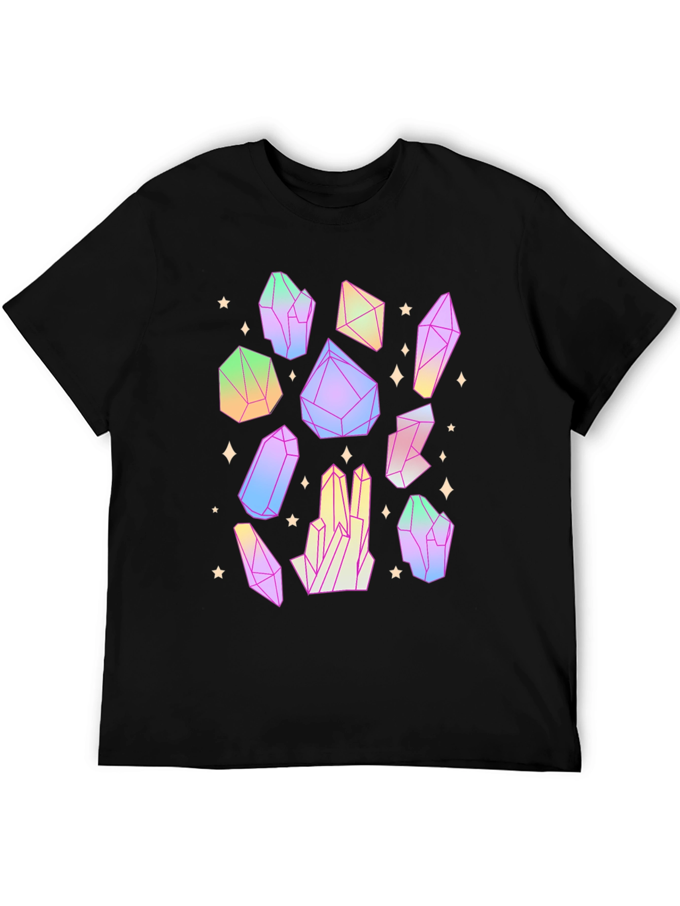 Crystal T-Shirt - Geometric Design