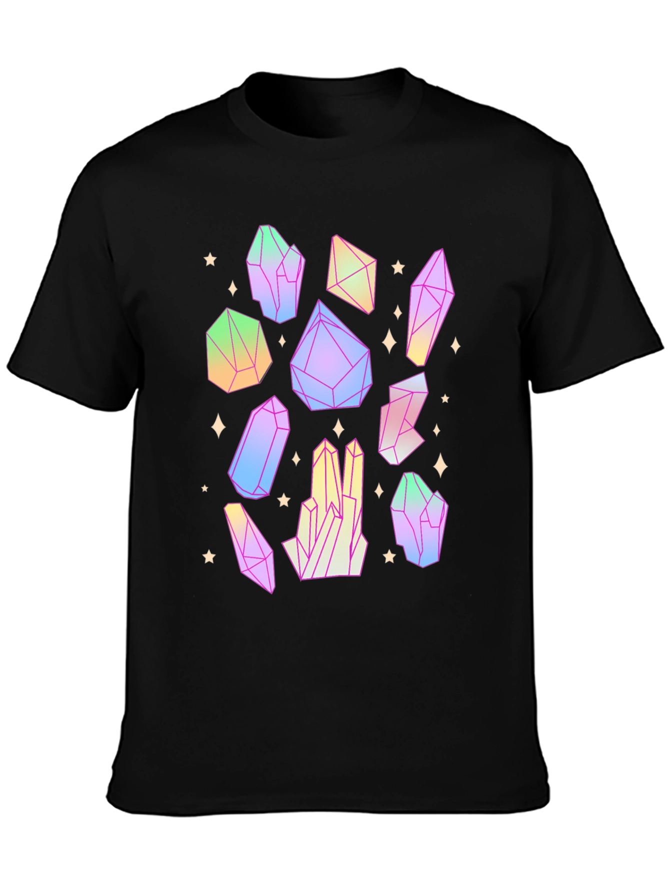 Crystal T-Shirt - Geometric Design