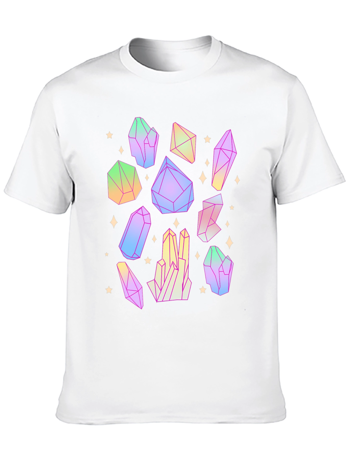Crystal T-Shirt - Geometric Design