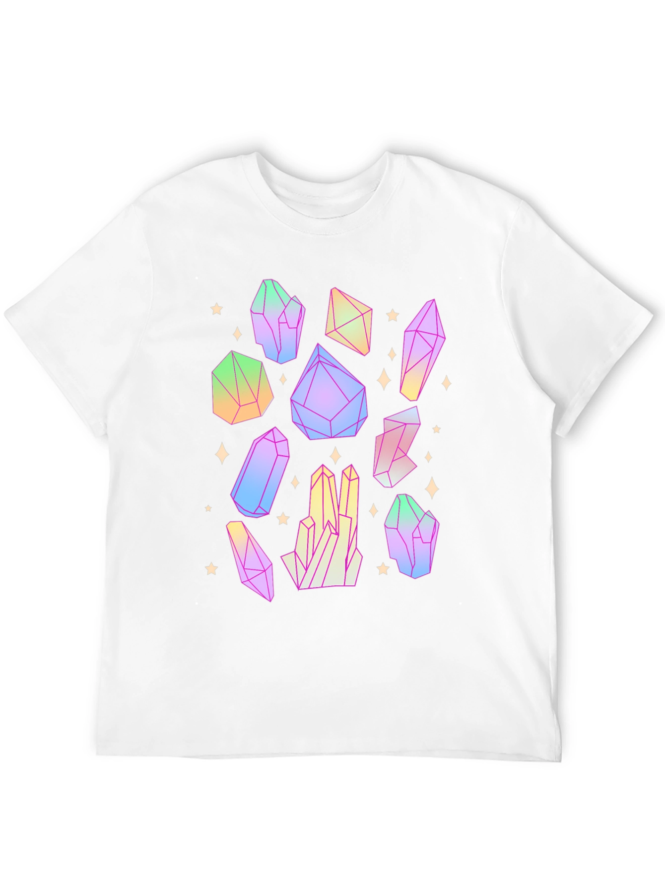 Crystal T-Shirt - Geometric Design