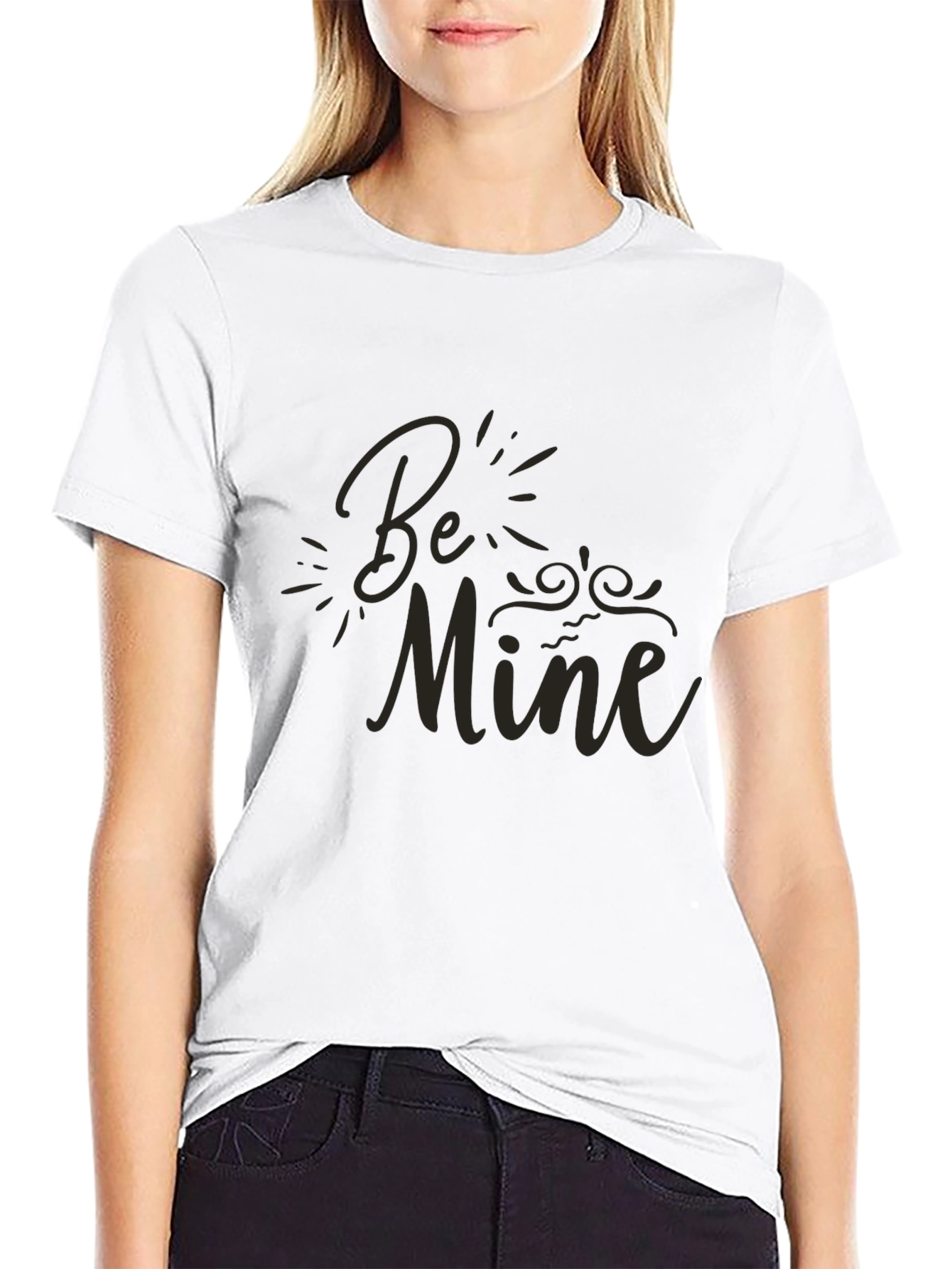 Be Mine T-Shirt - Stylish Black Tee