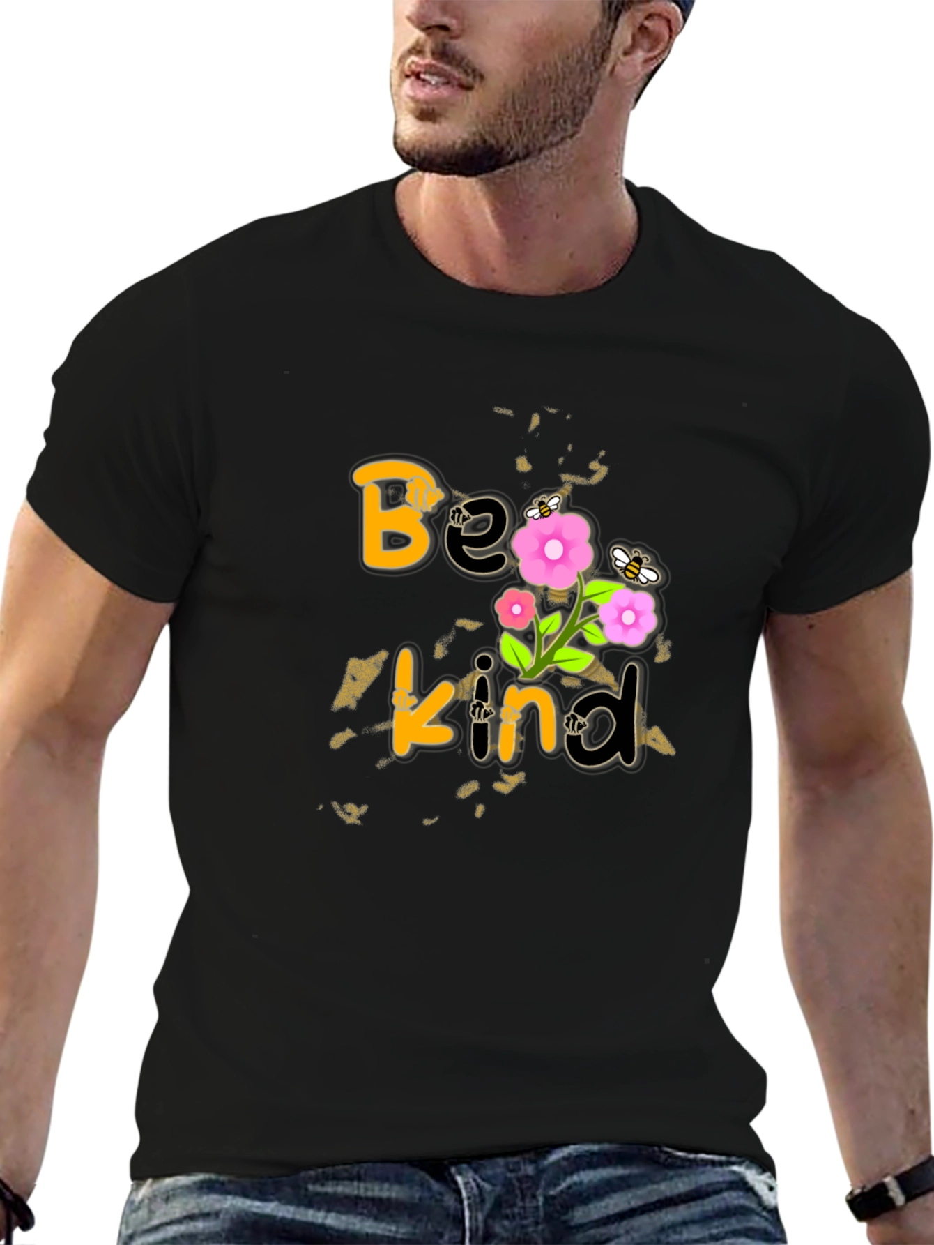 Be Kind Floral Graphic Tee