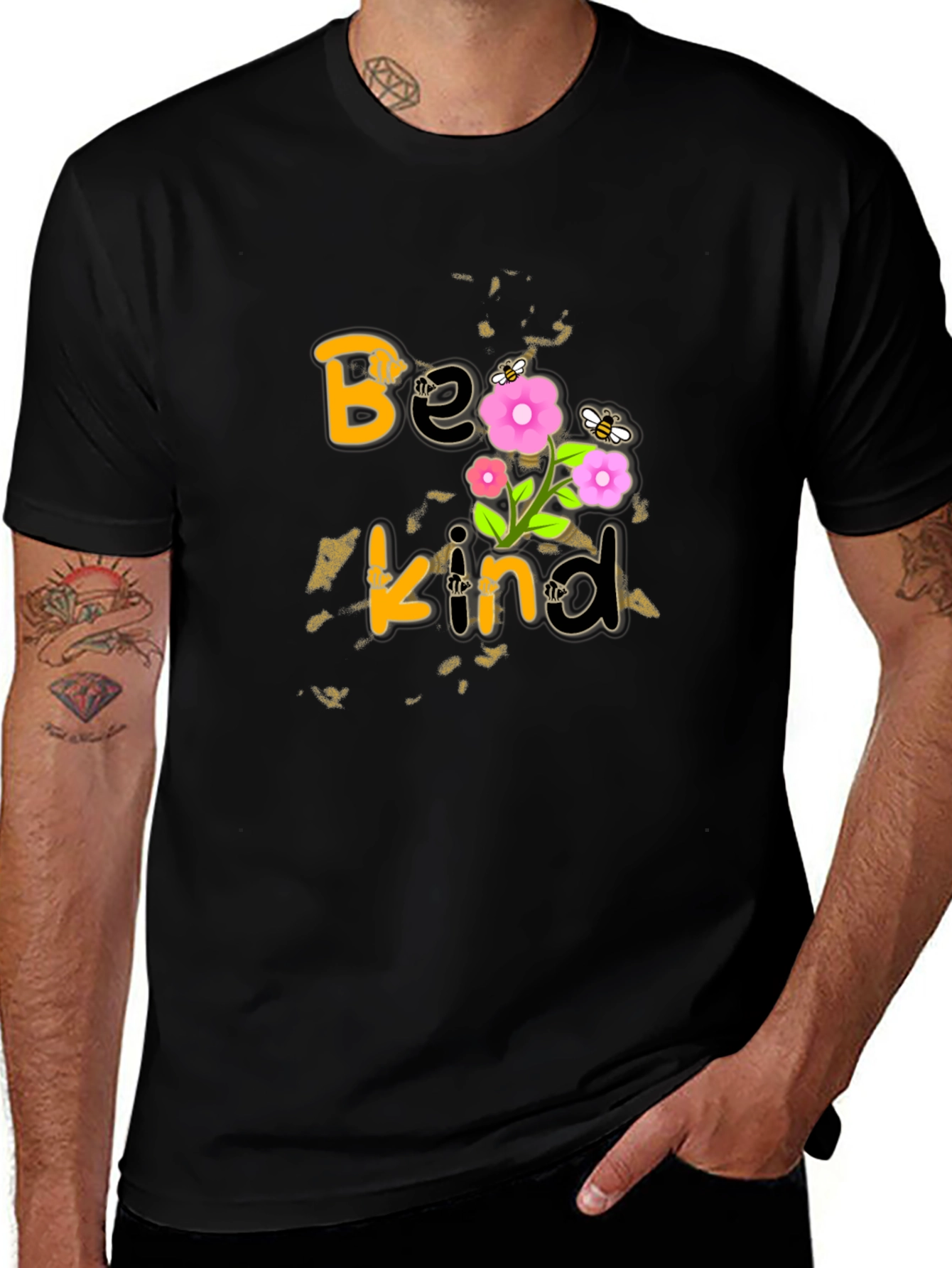 Be Kind Floral Graphic Tee