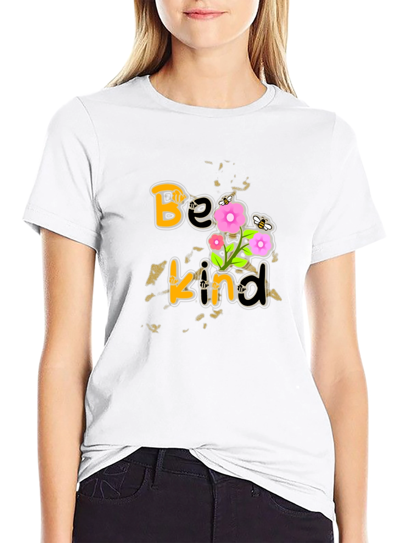Be Kind Floral Graphic Tee