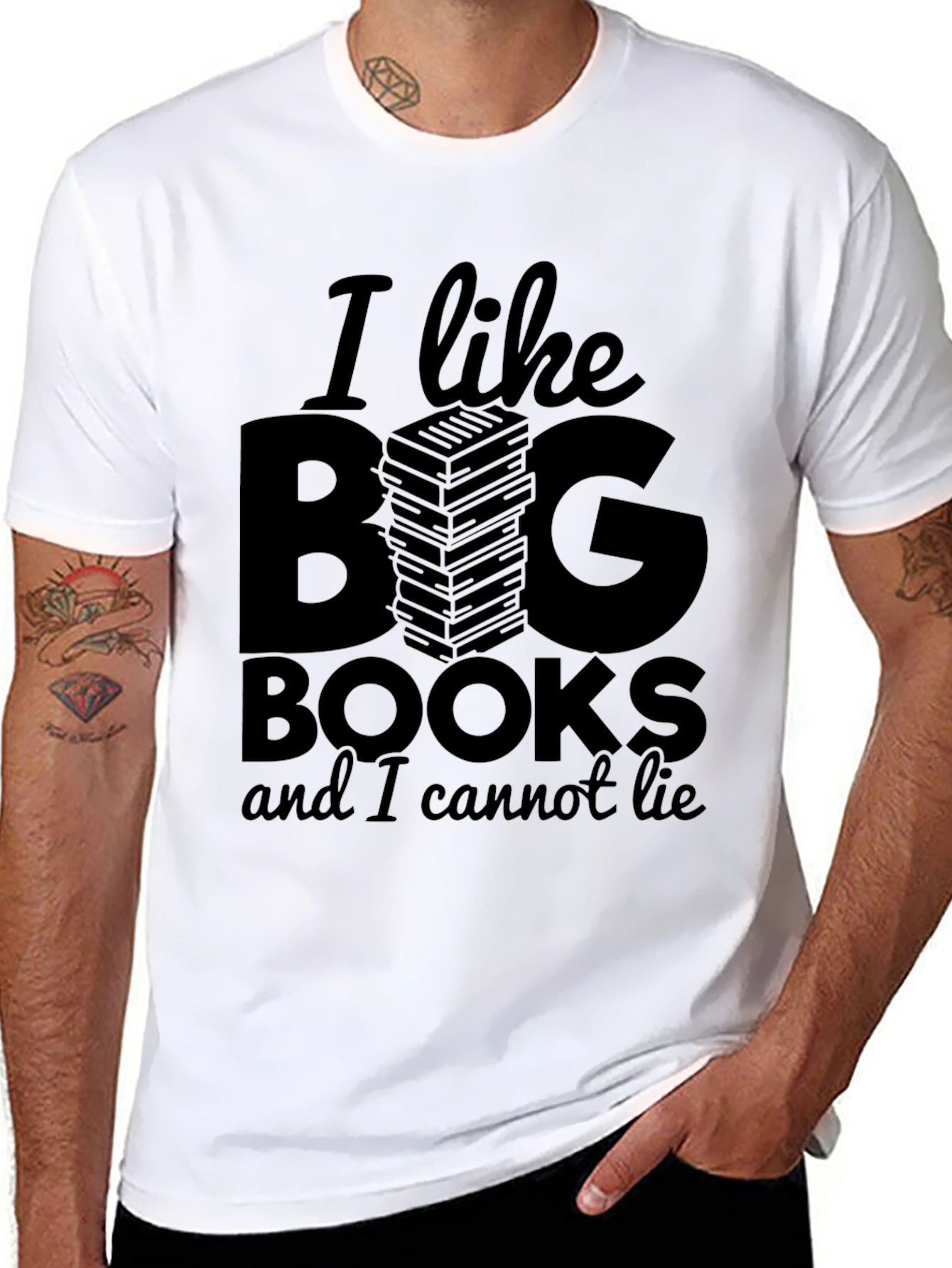 I Like Big Books T-Shirt - Funny Reader Tee