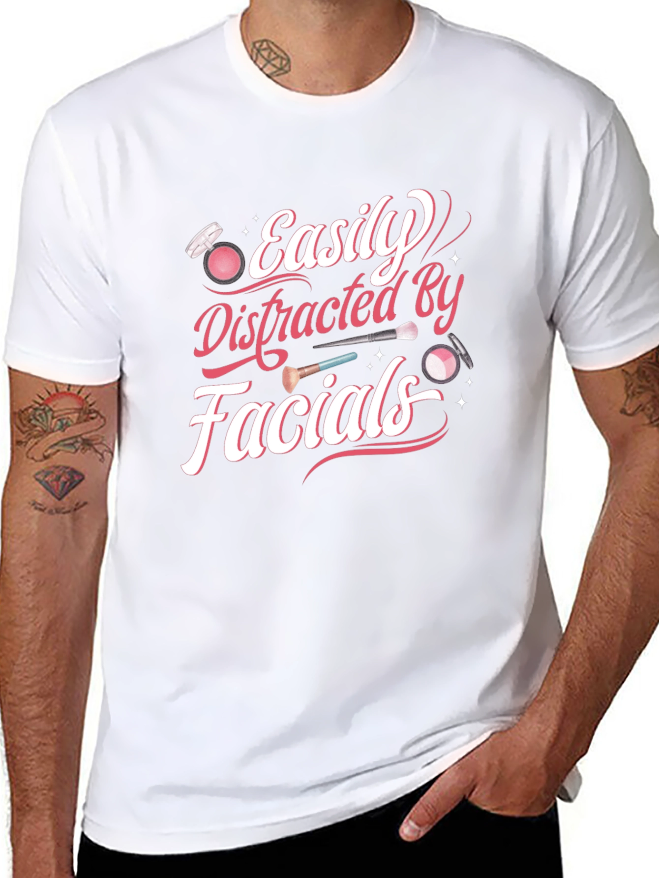 Easily Distracted By Facials T-Shirt