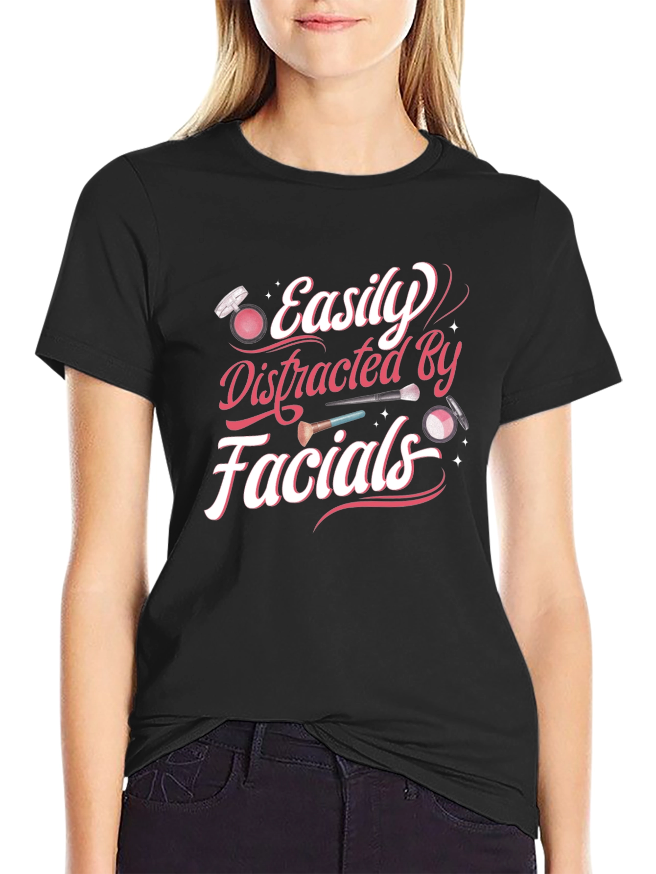 Easily Distracted By Facials T-Shirt