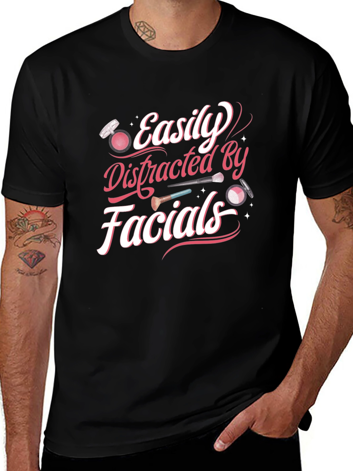 Easily Distracted By Facials T-Shirt