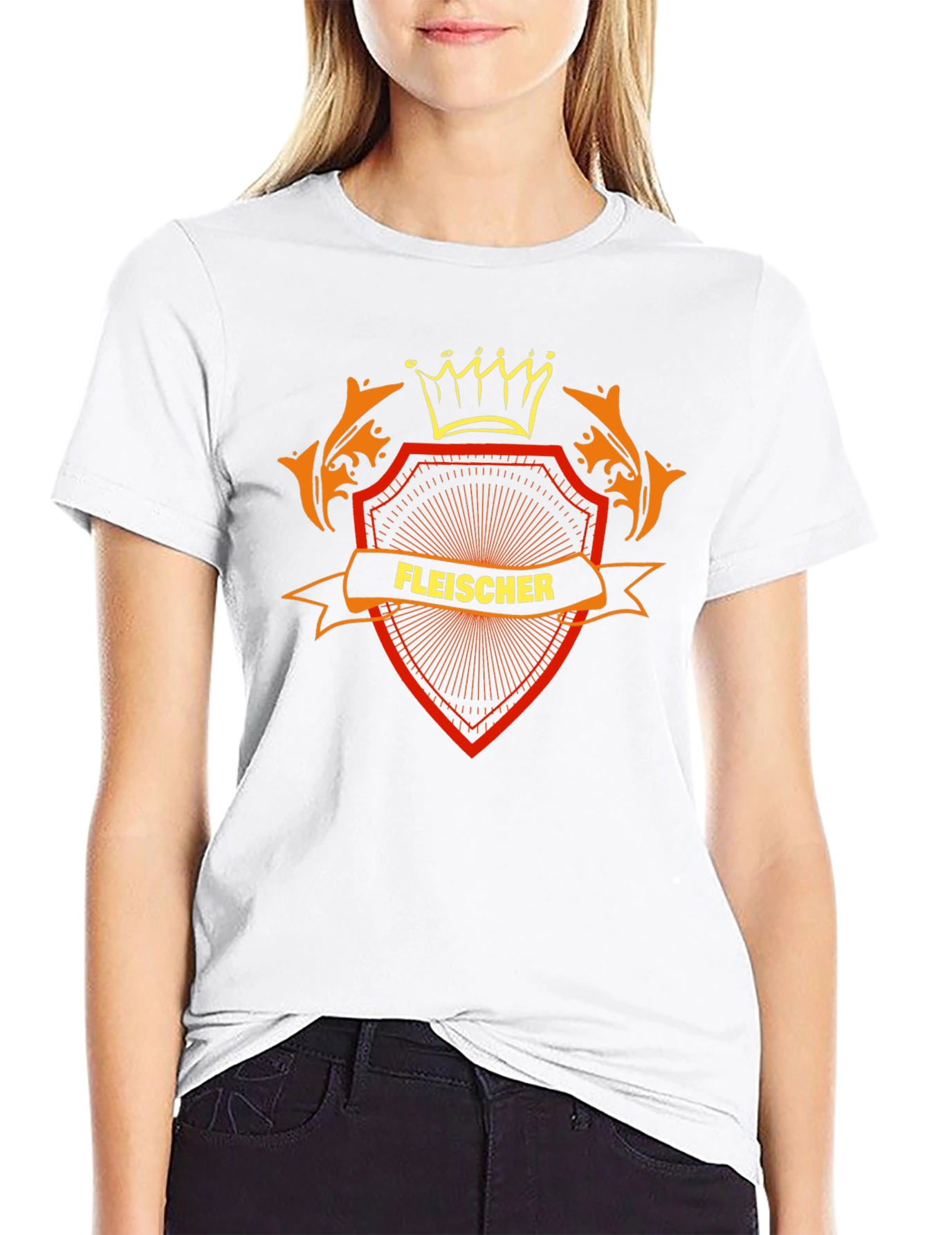 Fleischer Family Crest Black T-Shirt