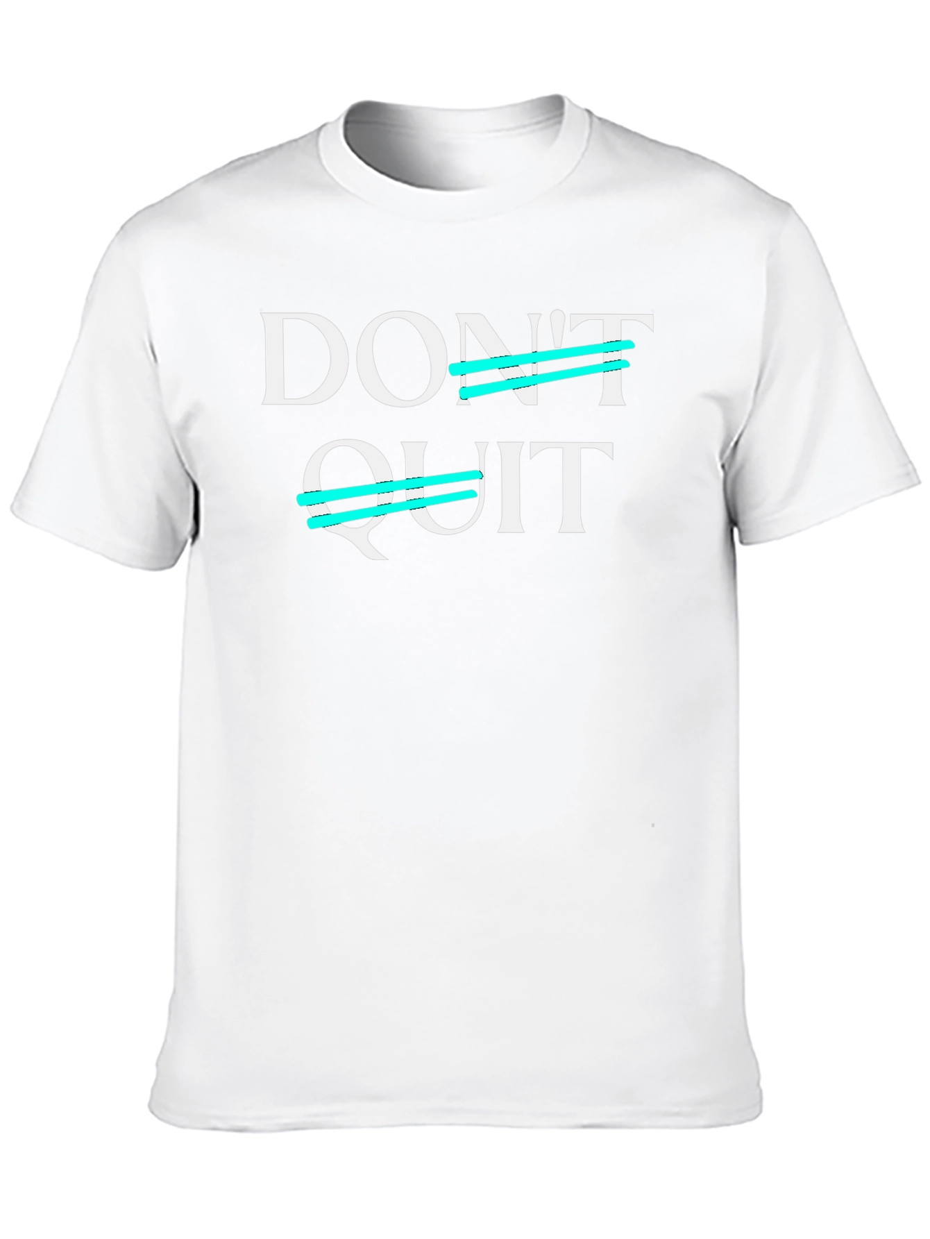 Dont Quit Motivation T-Shirt - Black
