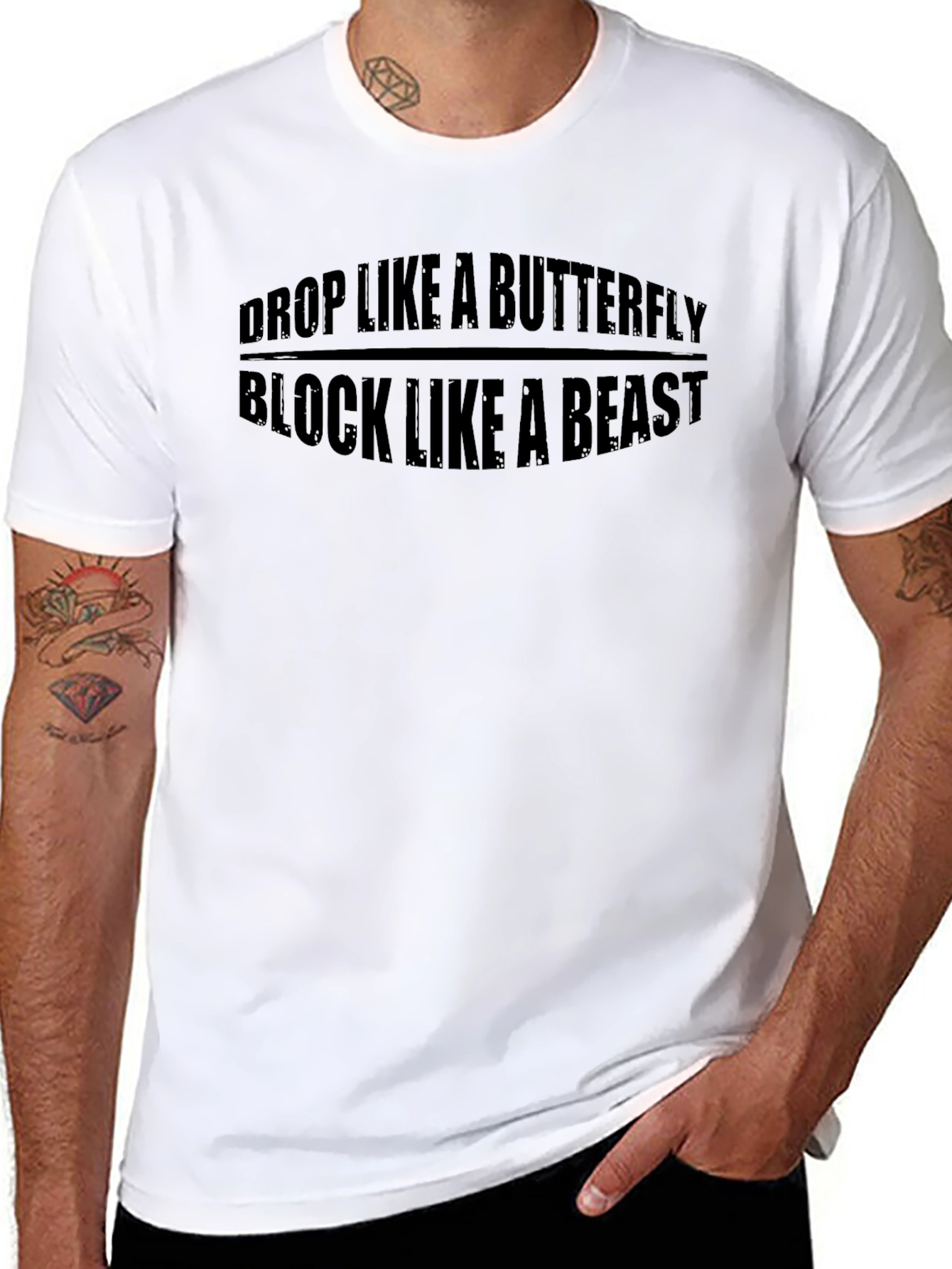 Drop Like a Butterfly Block Like a Beast T-Shirt