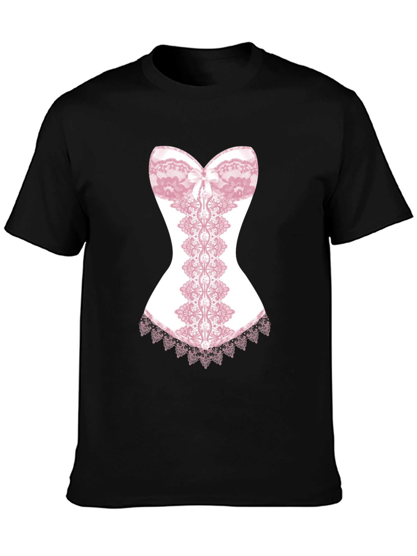 Novelty Corset Graphic T-Shirt