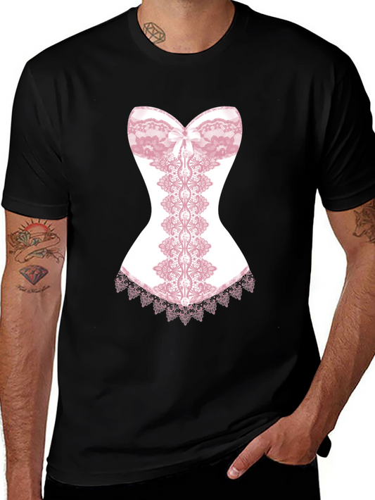 Novelty Corset Graphic T-Shirt