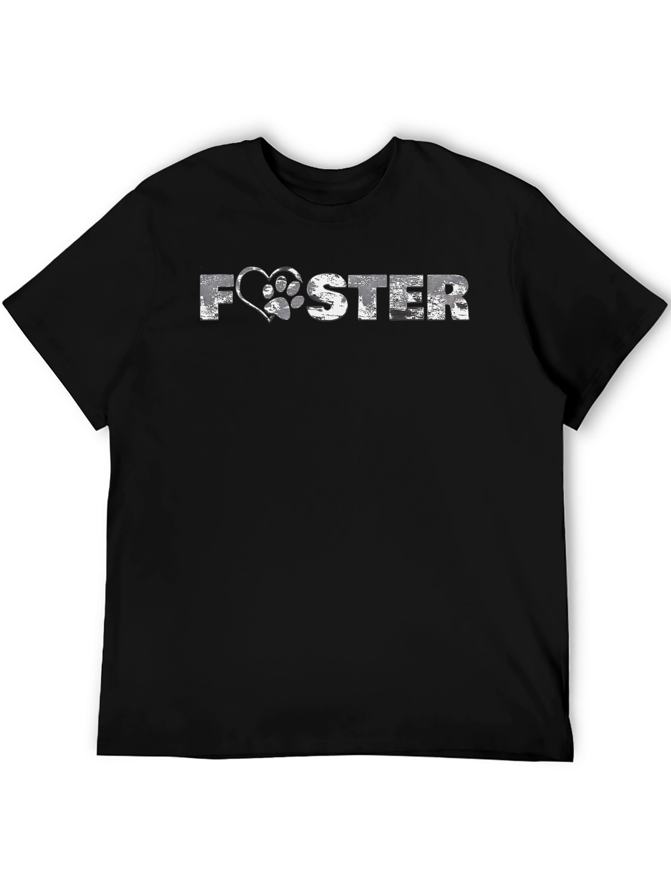 Foster Paw Print Heart Graphic Tee