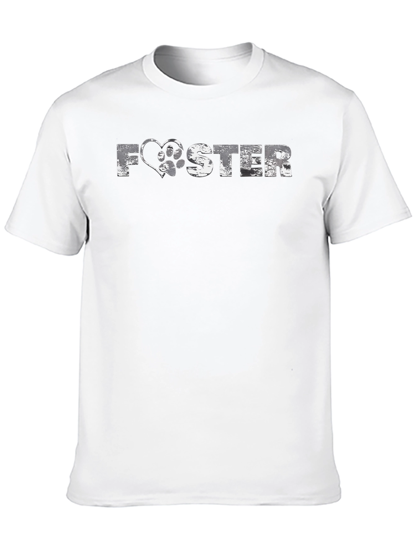 Foster Paw Print Heart Graphic Tee