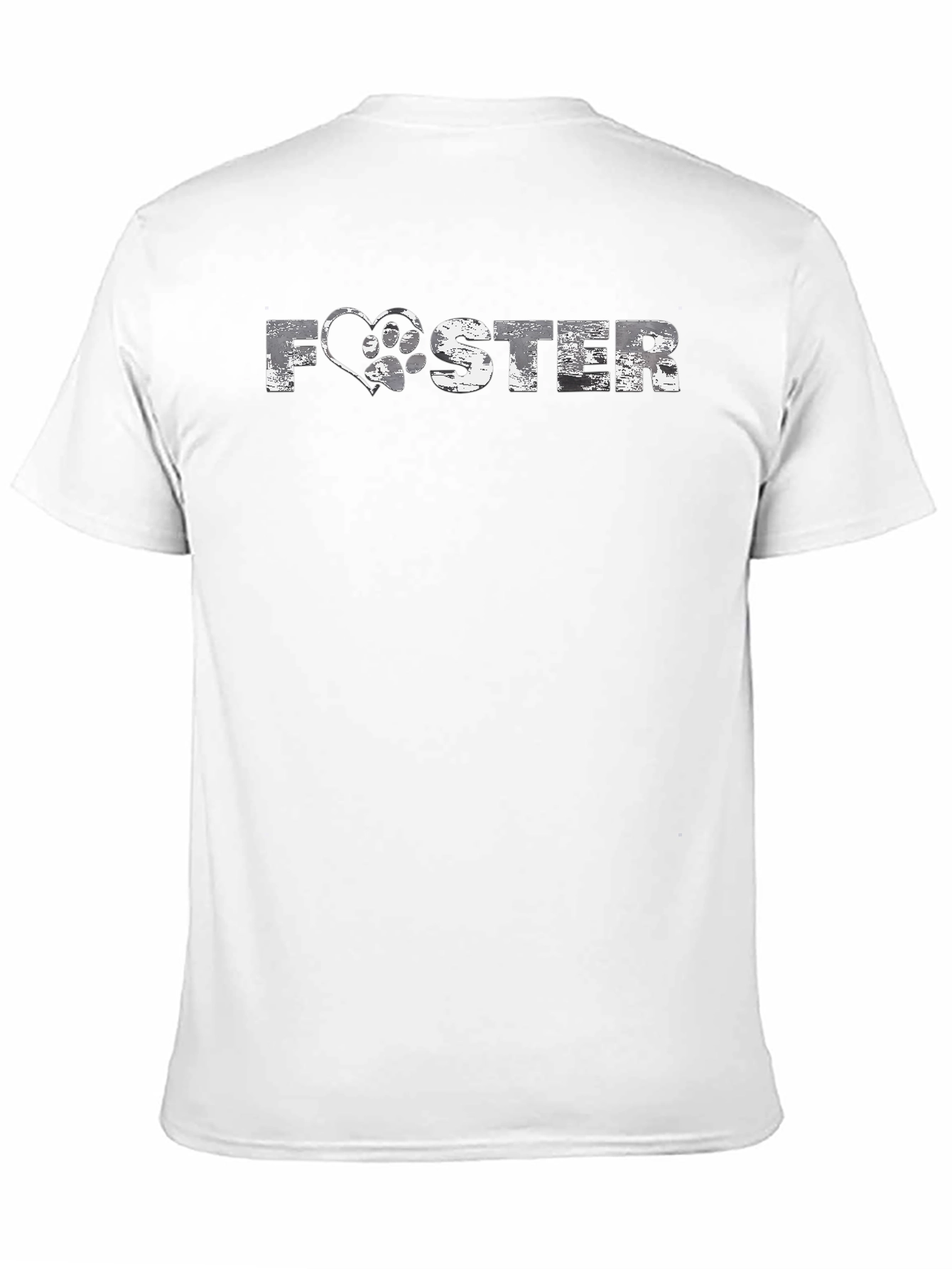 Foster Paw Print Heart Graphic Tee