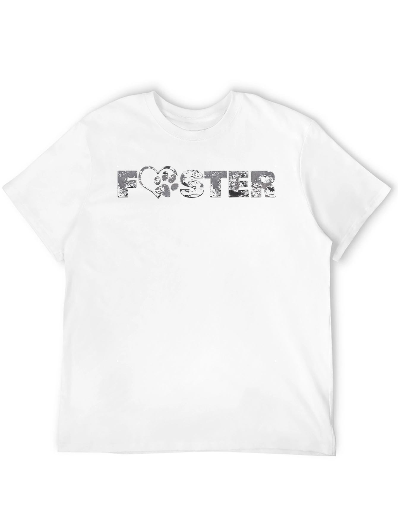 Foster Paw Print Heart Graphic Tee