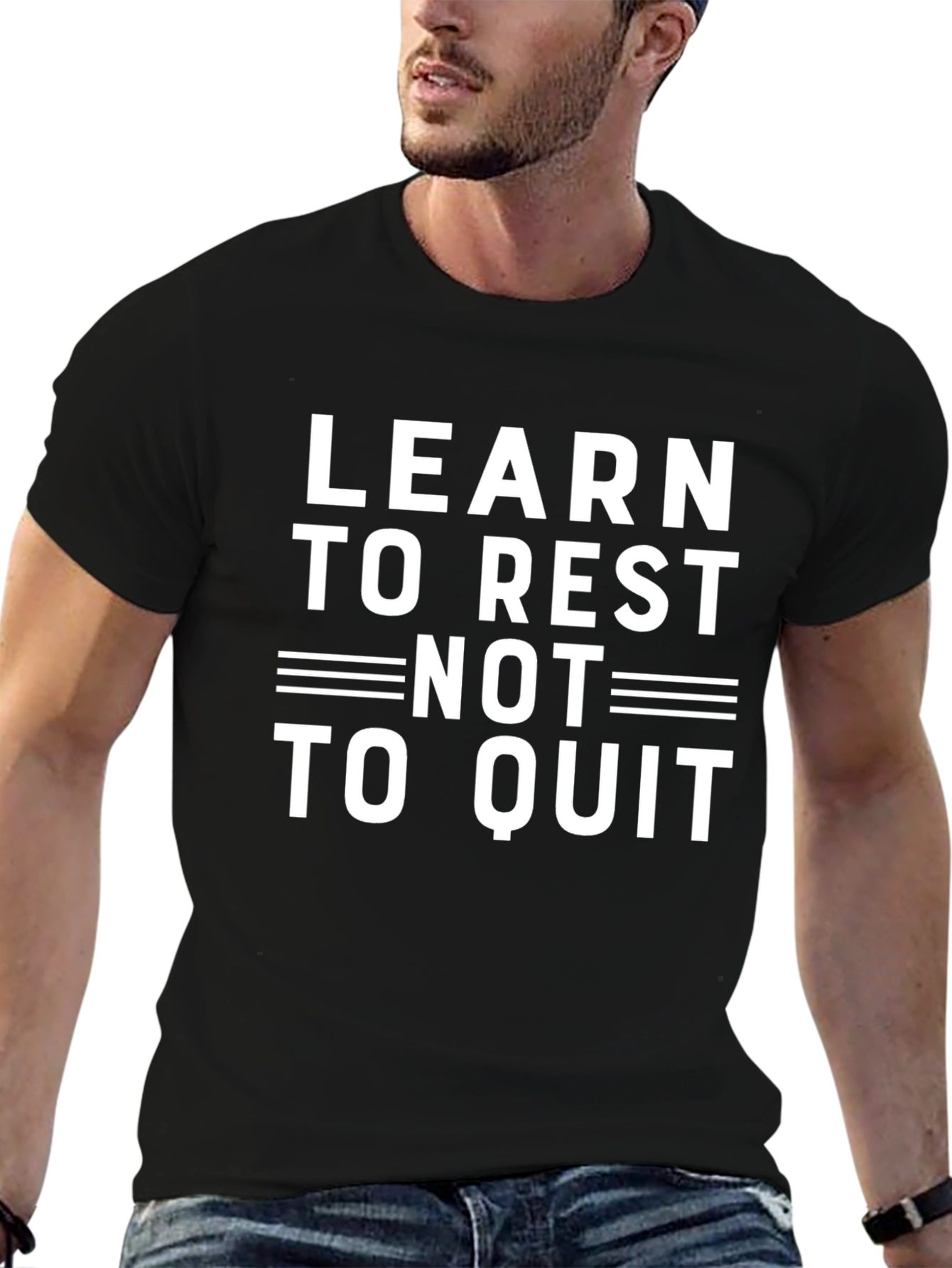 Learn To Rest Not To Quit Graphic T-Shirt