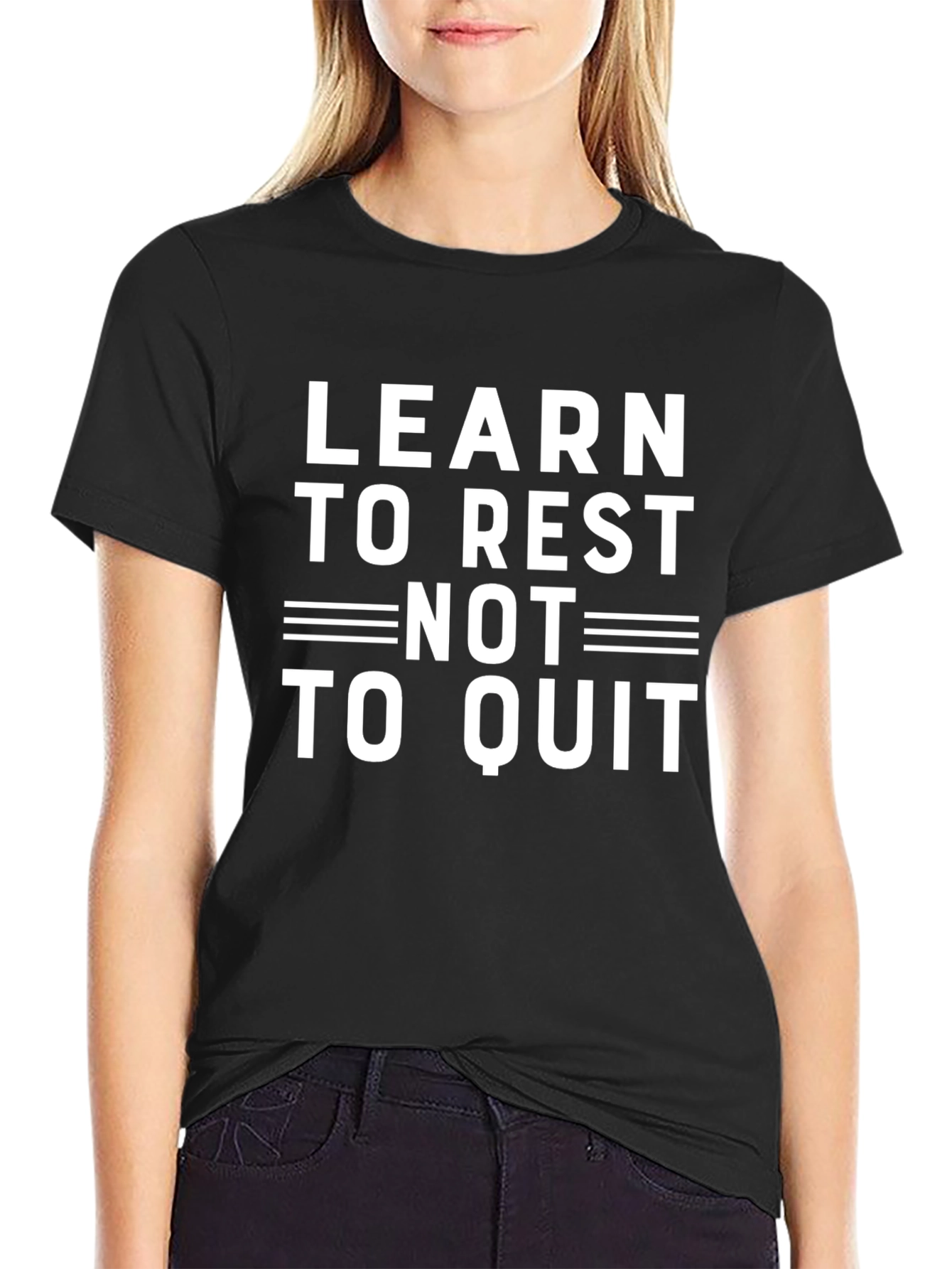 Learn To Rest Not To Quit Graphic T-Shirt