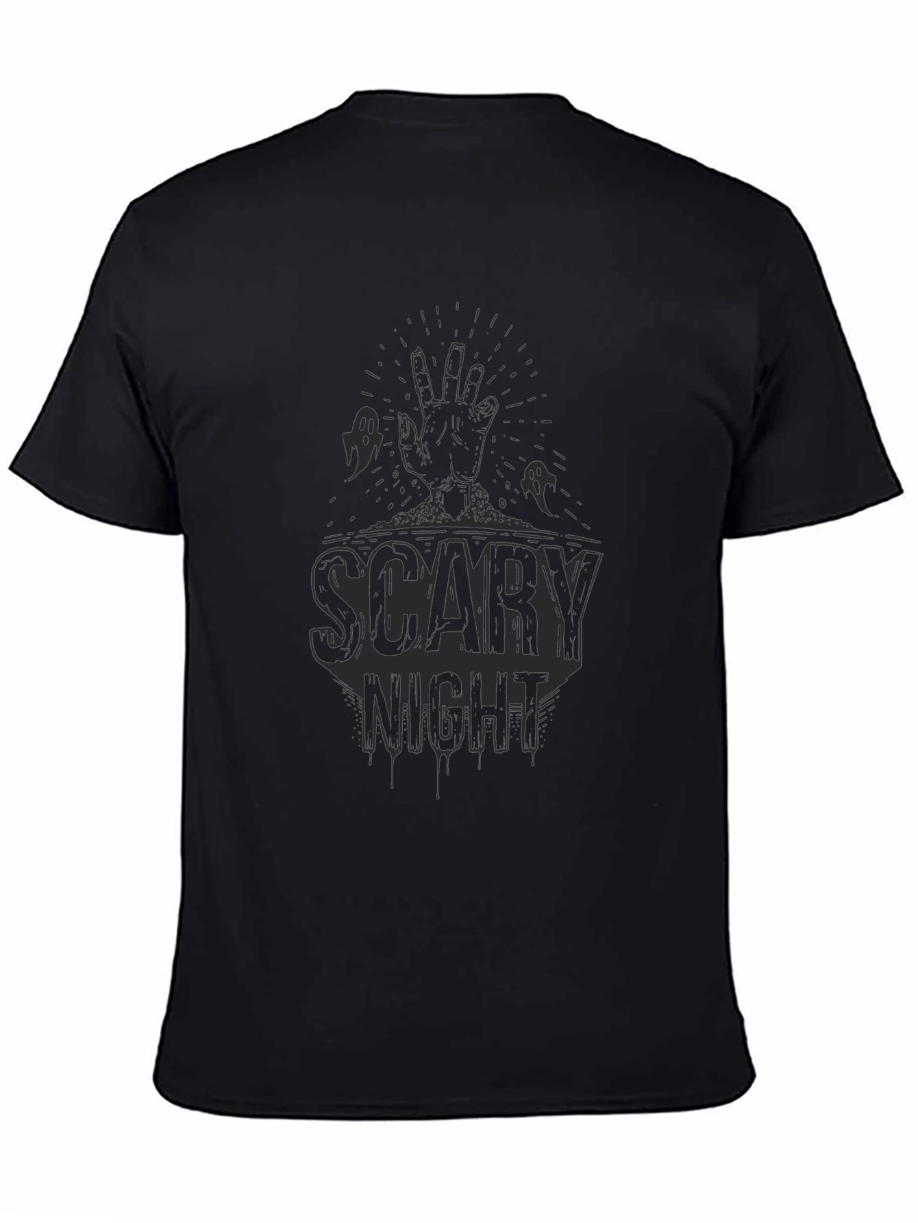 Scary Night Halloween Graphic Tee