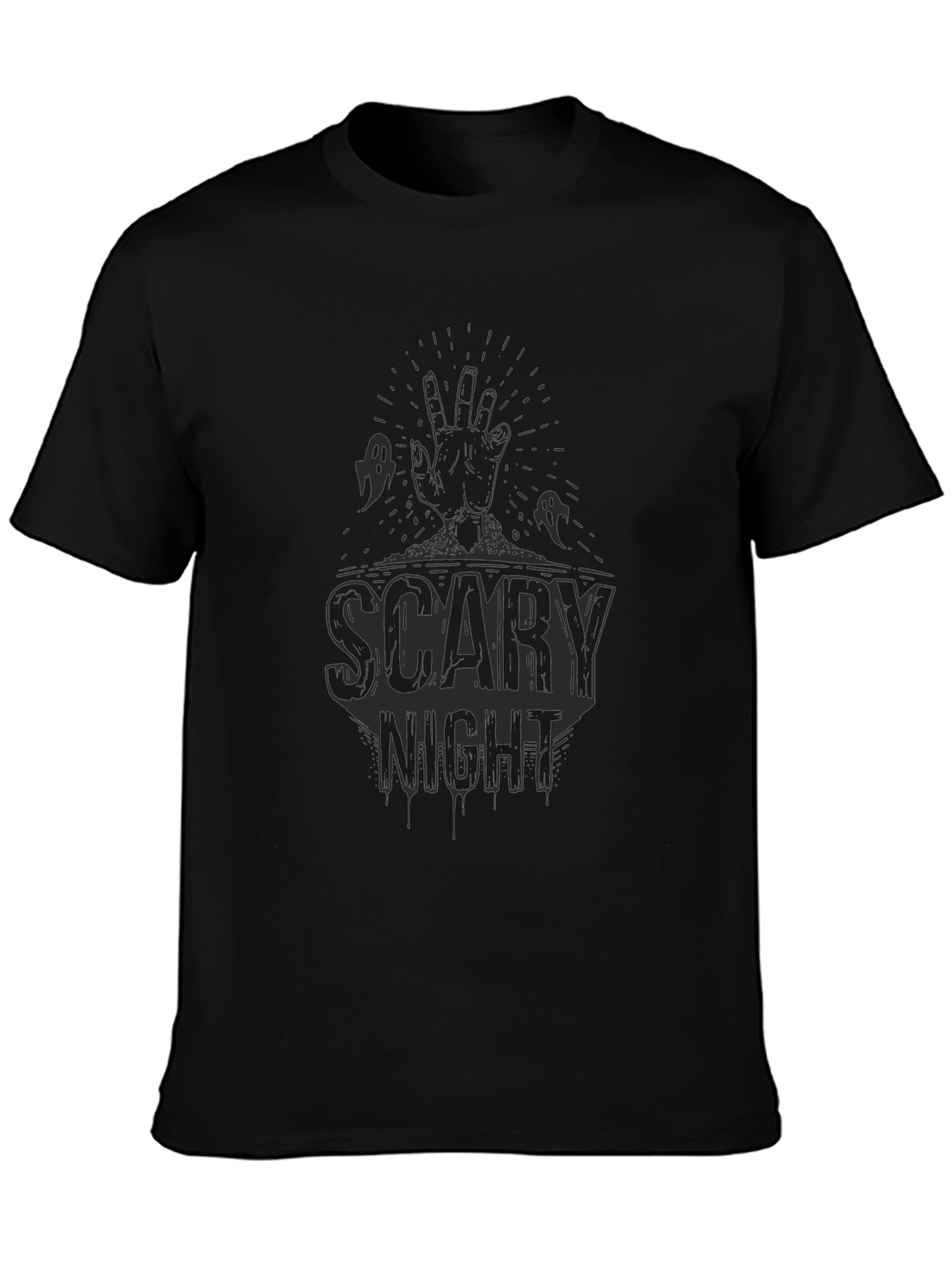 Scary Night Halloween Graphic Tee