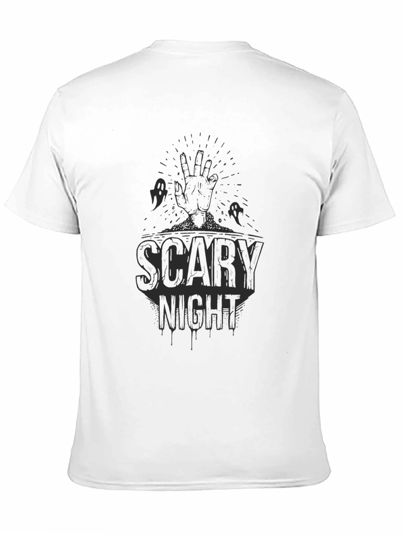 Scary Night Halloween Graphic Tee